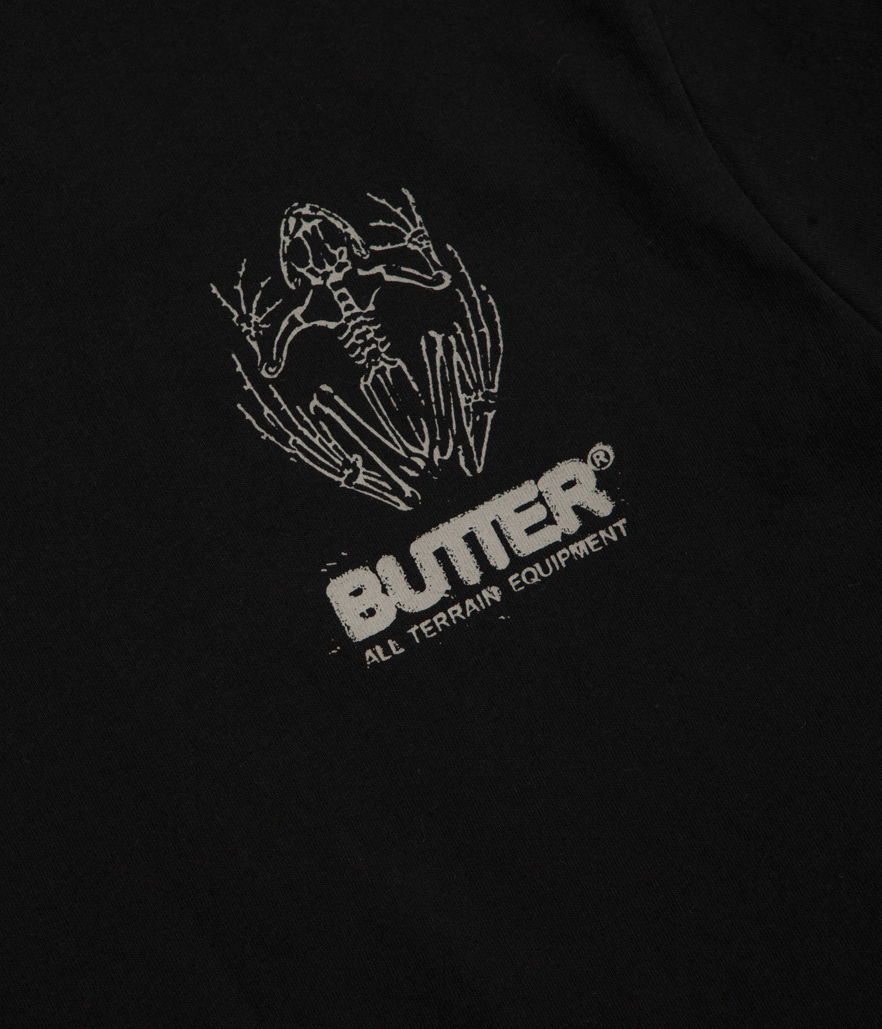 Butter Goods Fossil T-Shirt - Black Theatre