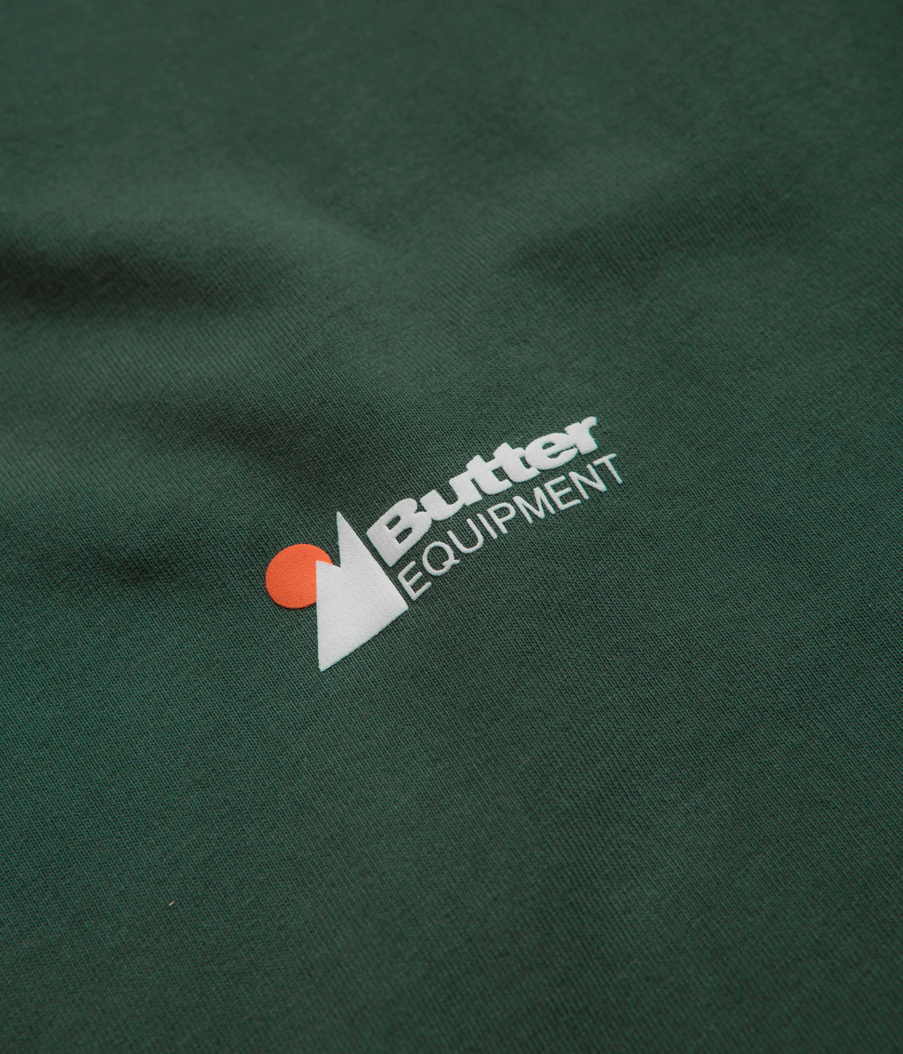 bar event Butter Goods Pigment Dye Long Sleeve T-Shirt - Forest