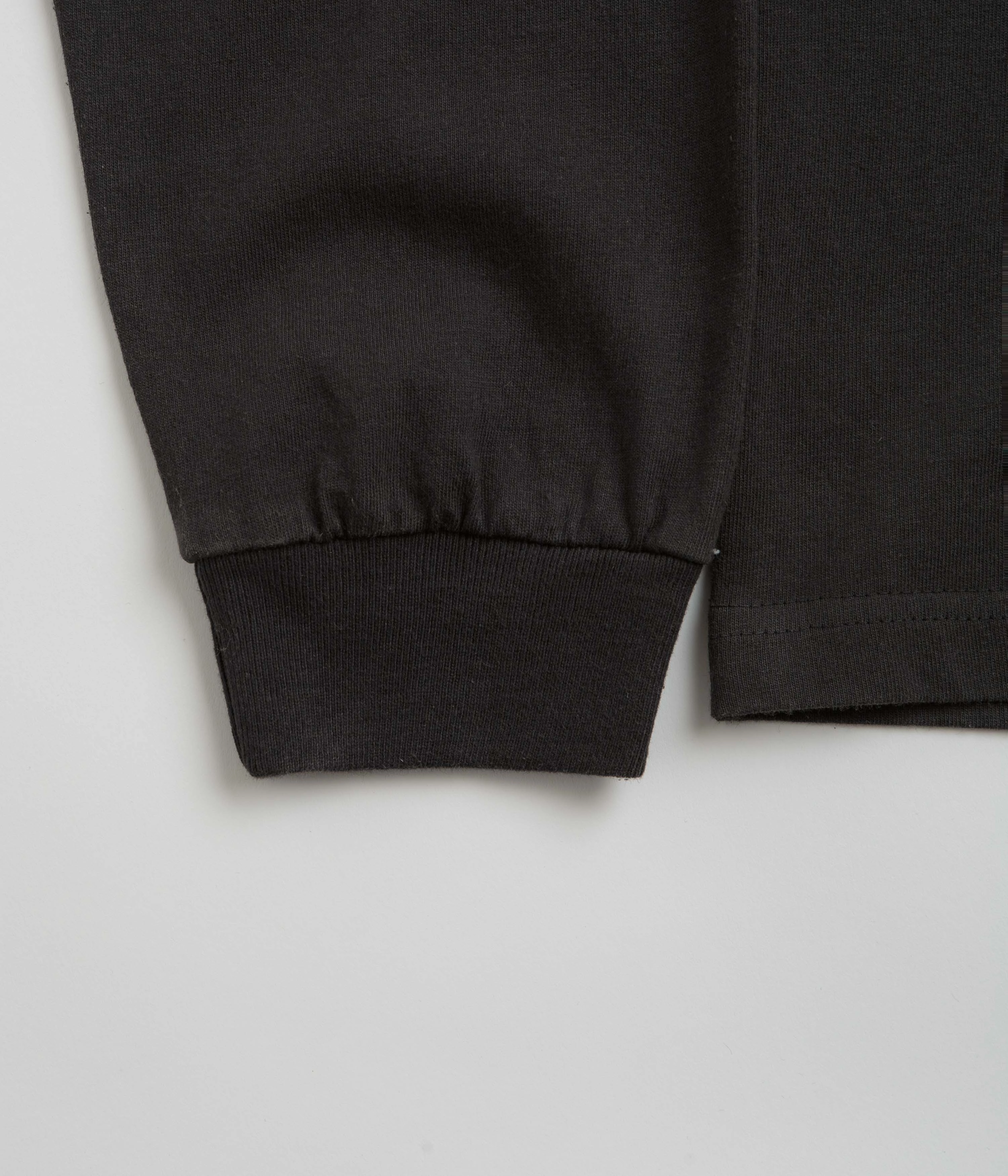 Butter Goods Pigment Dye Long Sleeve T-Shirt - Washed Black Base Layer