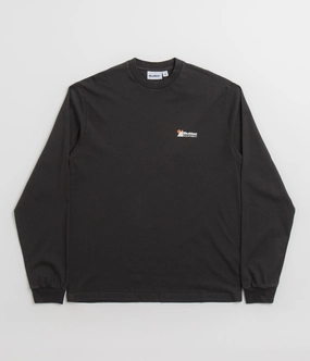 Desert area Butter Goods Pigment Dye Long Sleeve T-Shirt - Washed Black