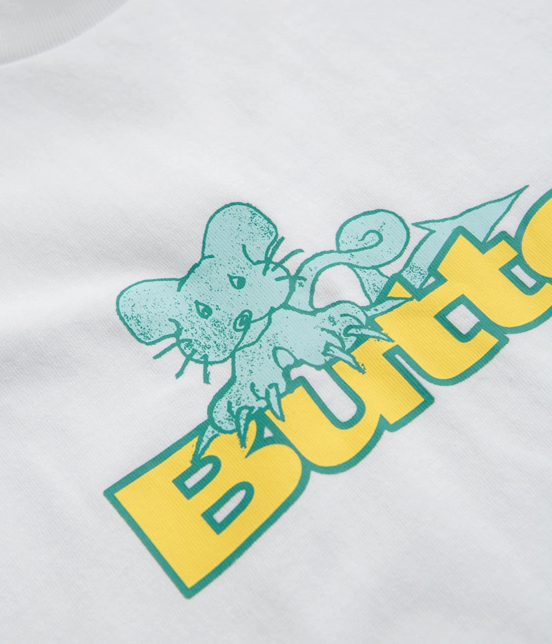 shorts silhouette cruise venue Butter Goods Rat Logo T-Shirt - White
