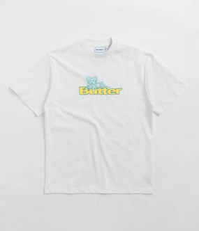 Bright Hue Butter Goods Rat Logo T-Shirt - White