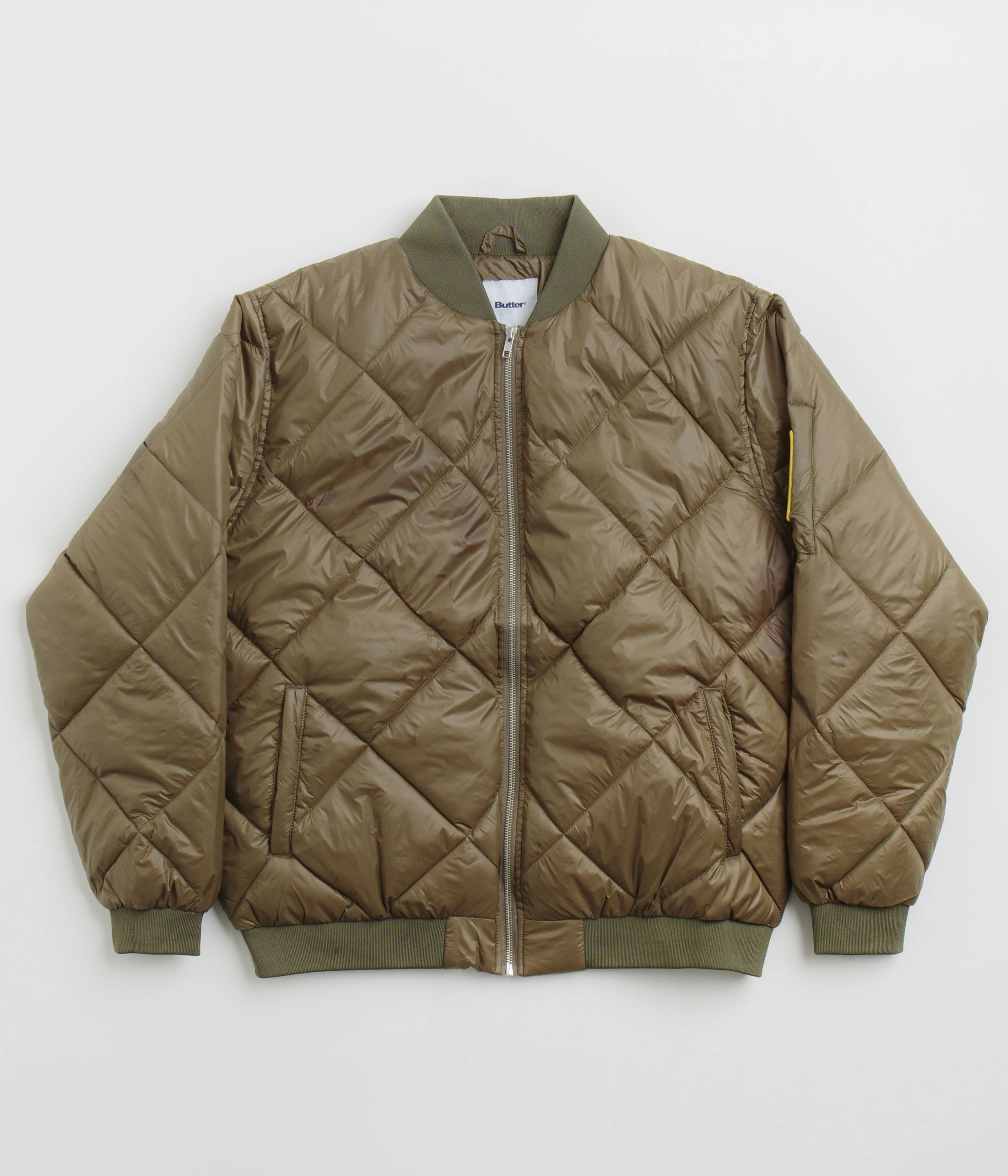 Butter Goods Temperature Bomber Jacket - Army Reliable Protection