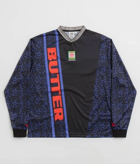 Butter Goods x Umbro Goalie Jersey - Black / Blue Sportswear snowboarding venue