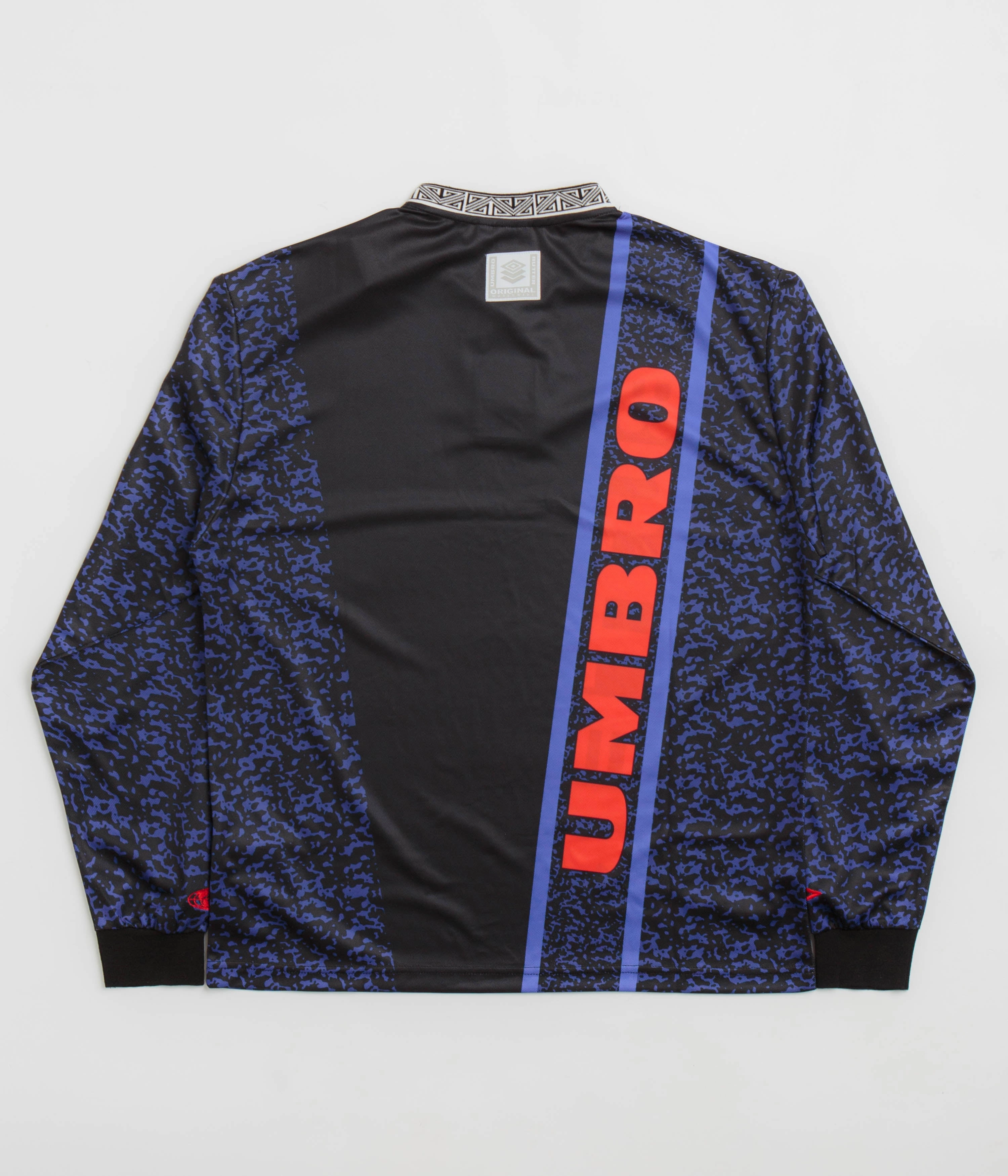 ping pong event wrap silhouette Butter Goods x Umbro Goalie Jersey - Black / Blue