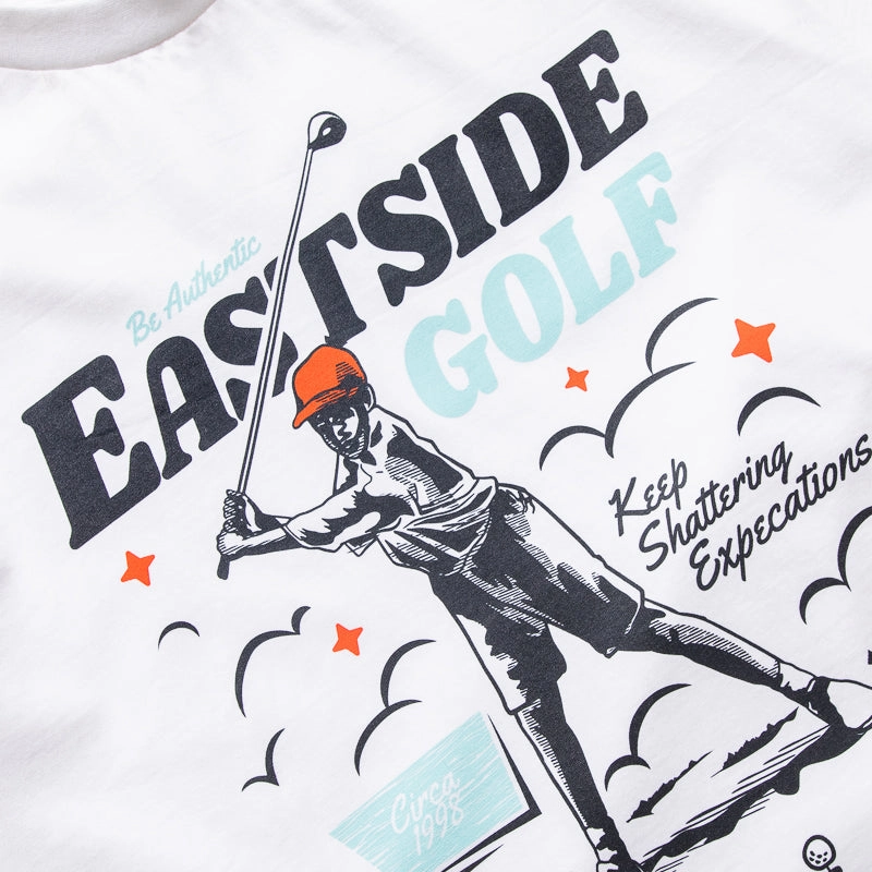 standard size Eastside Golf Keep Shattering Expectations Tee - White