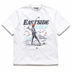 family event Eastside Golf Keep Shattering Expectations Tee - White