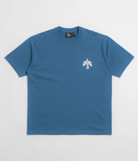 by Parra Crow Logo T-Shirt - Blue Personalized skiing event