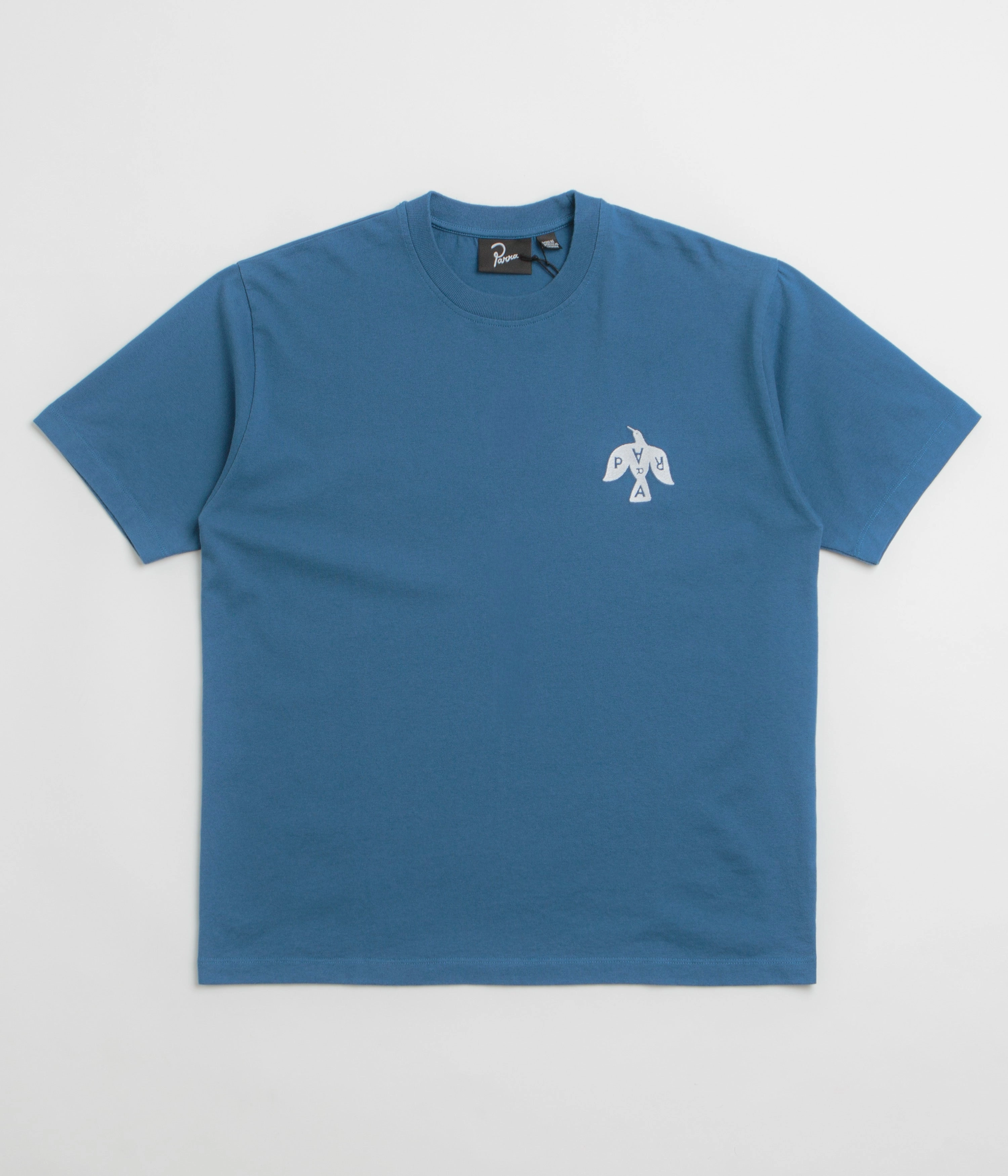 hot air balloon event by Parra Crow Logo T-Shirt - Blue