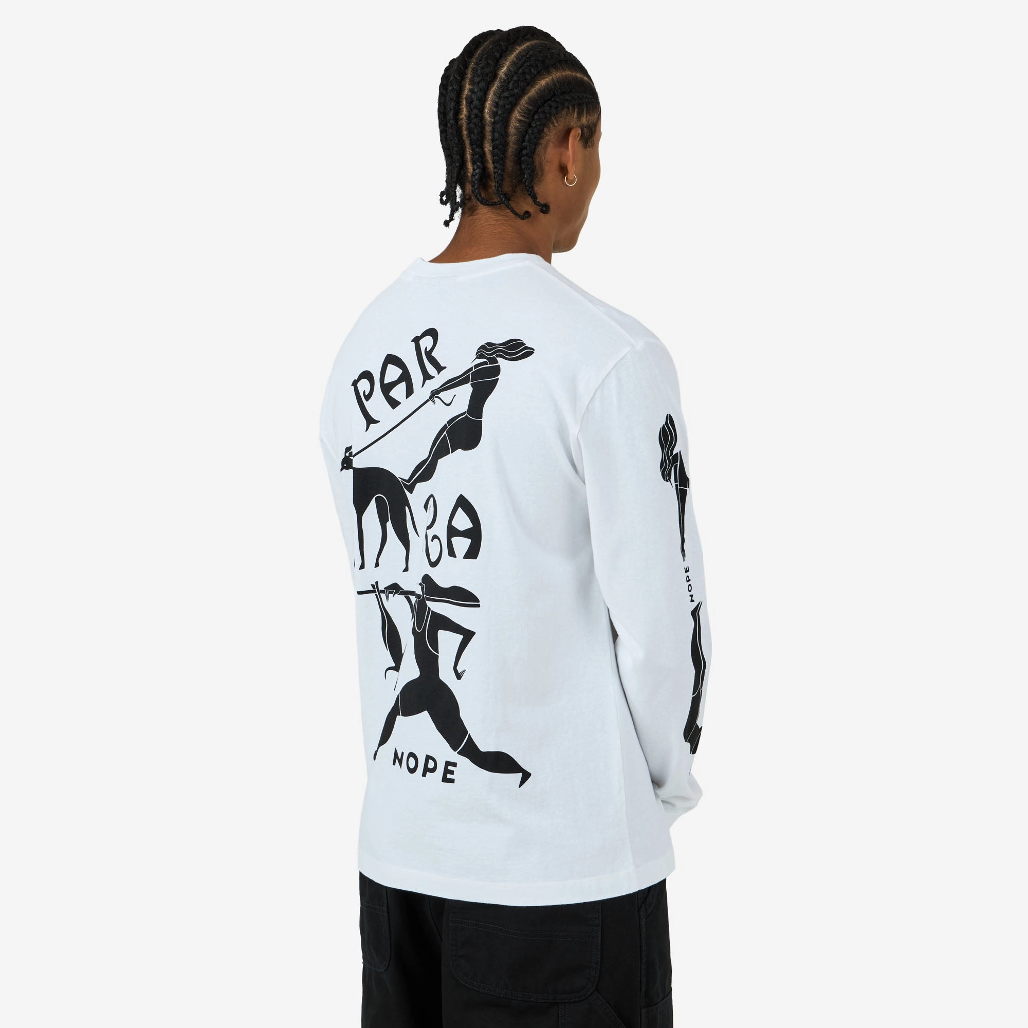 racerback by Parra Dog Training Longsleeve T-Shirt White