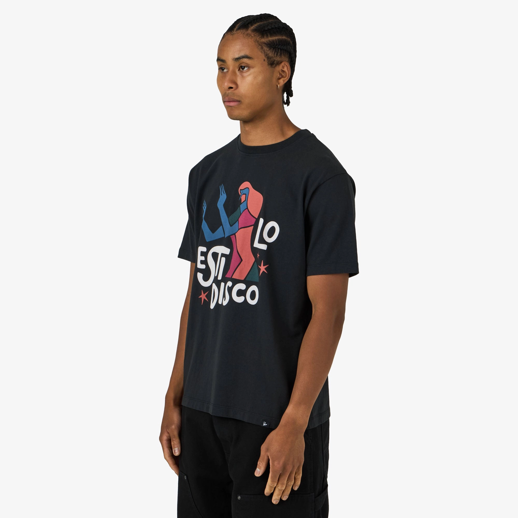 badminton Layering Piece by Parra El Stilo Disco T-Shirt Black