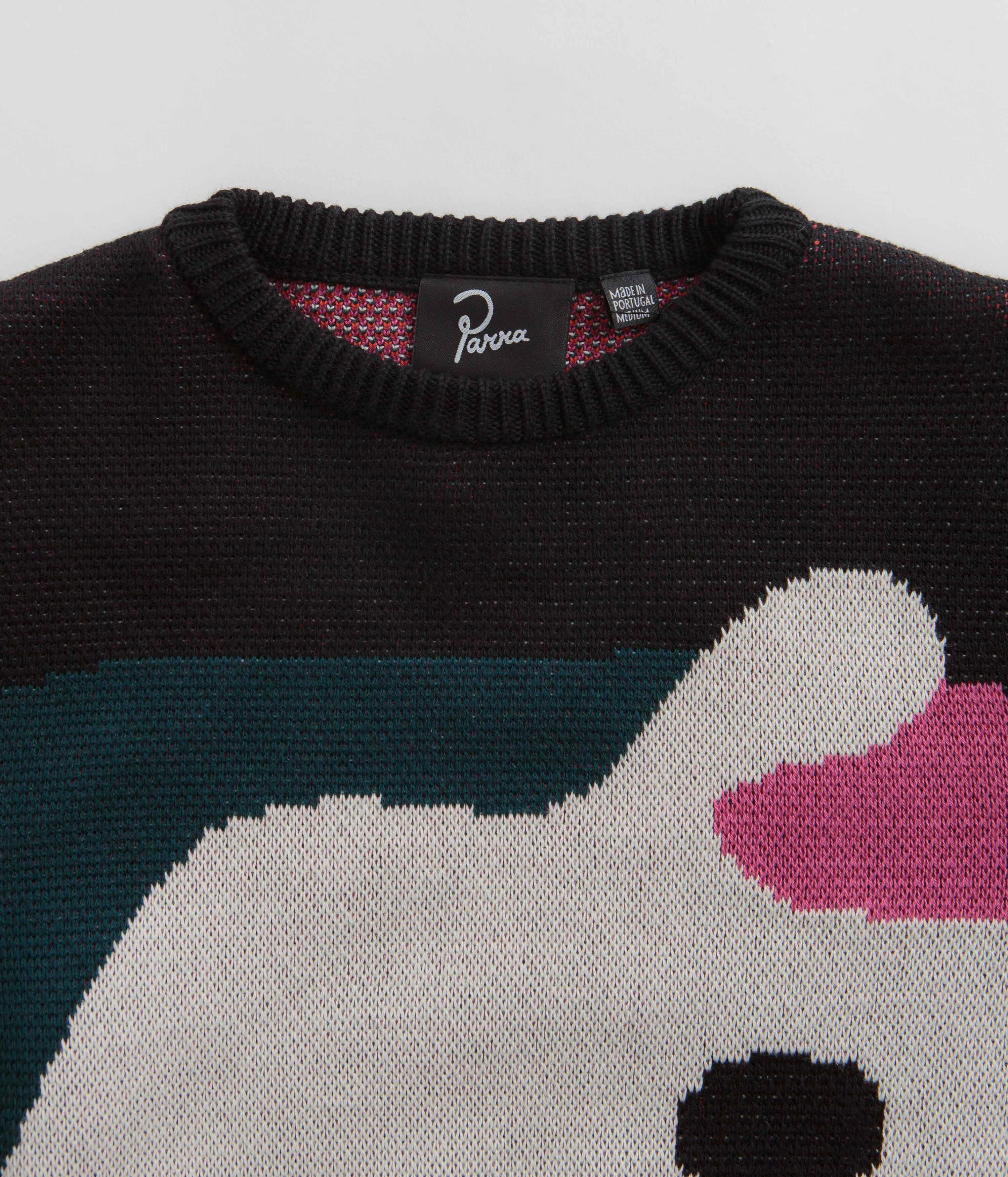 Street Relaxed by Parra Grand Ghost Caves Knitted Sweatshirt - Multi