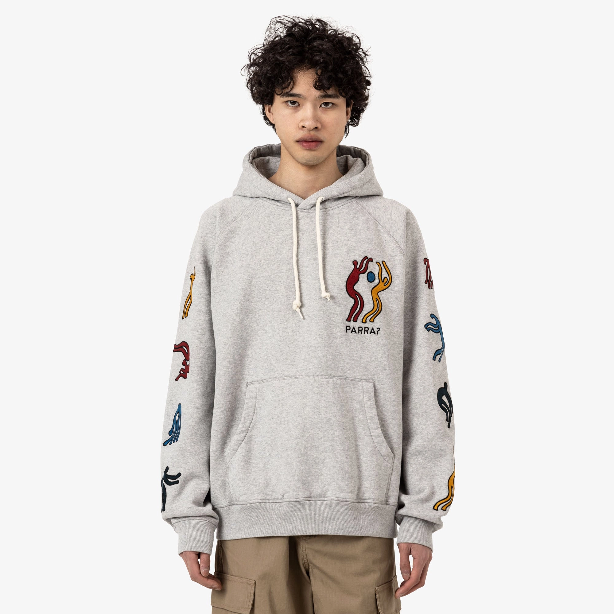 Warm Clothing by Parra La Chambre Hoodie Heather Grey