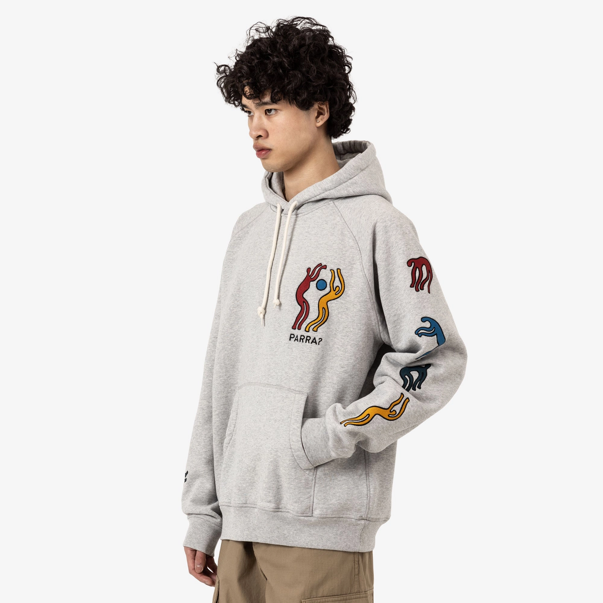 Comfortable Layers by Parra La Chambre Hoodie Heather Grey