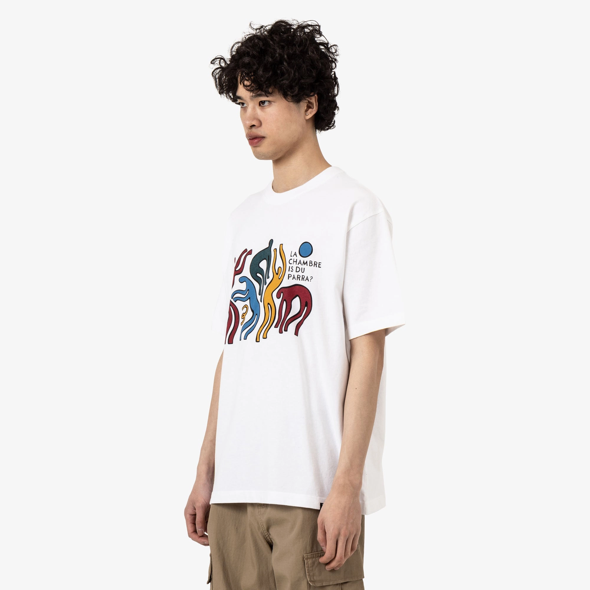 Teenager fashion by Parra La Chambre Nuit T-Shirt White