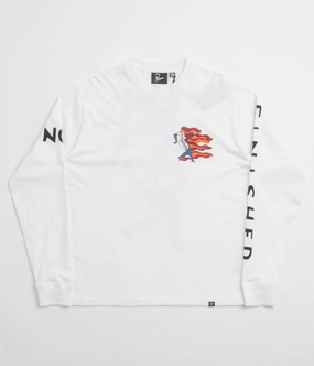 by Parra Not Finished Long Sleeve T-Shirt - White winter season fall season