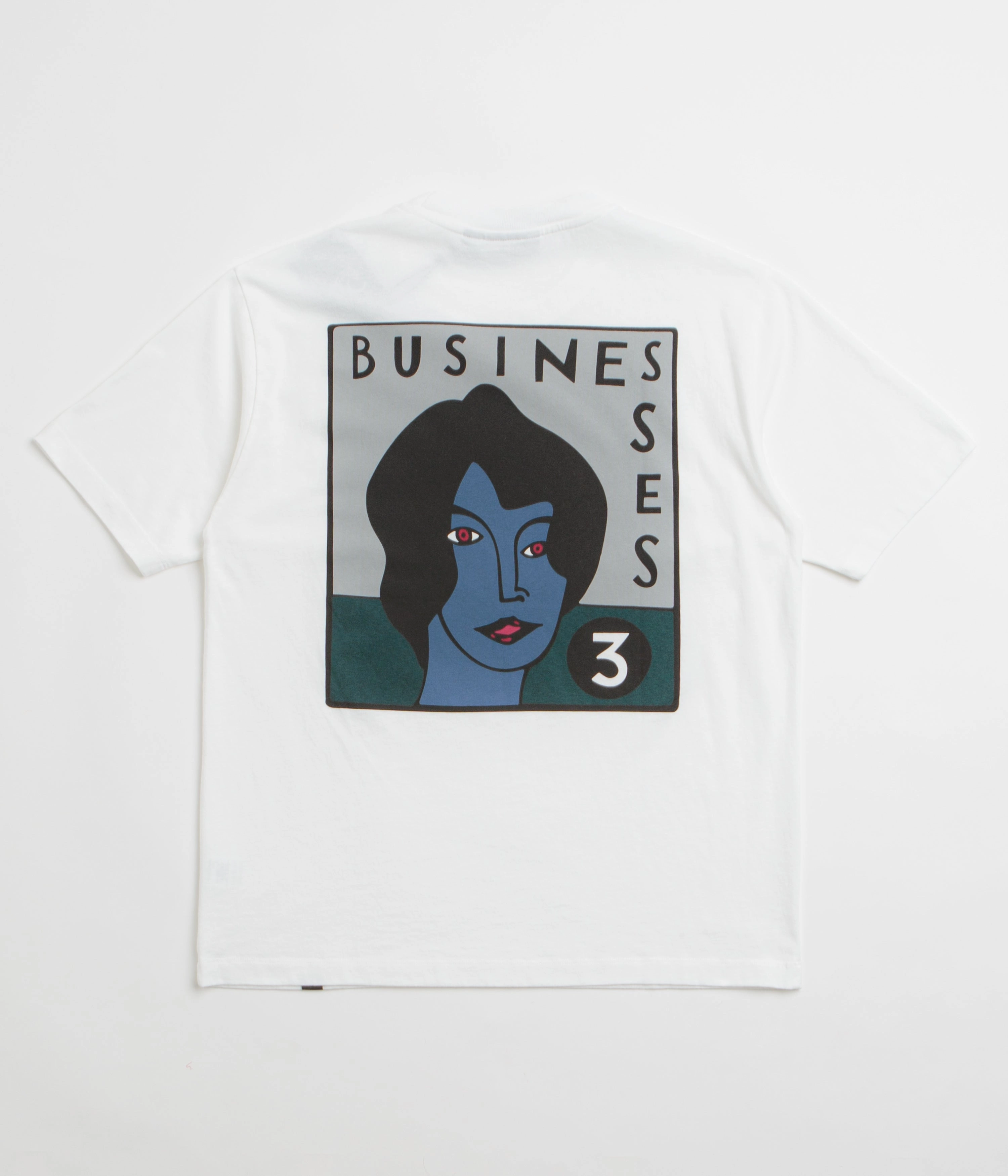 camping clothes Long Lasting Color Retention by Parra Nothing Please T-Shirt - White