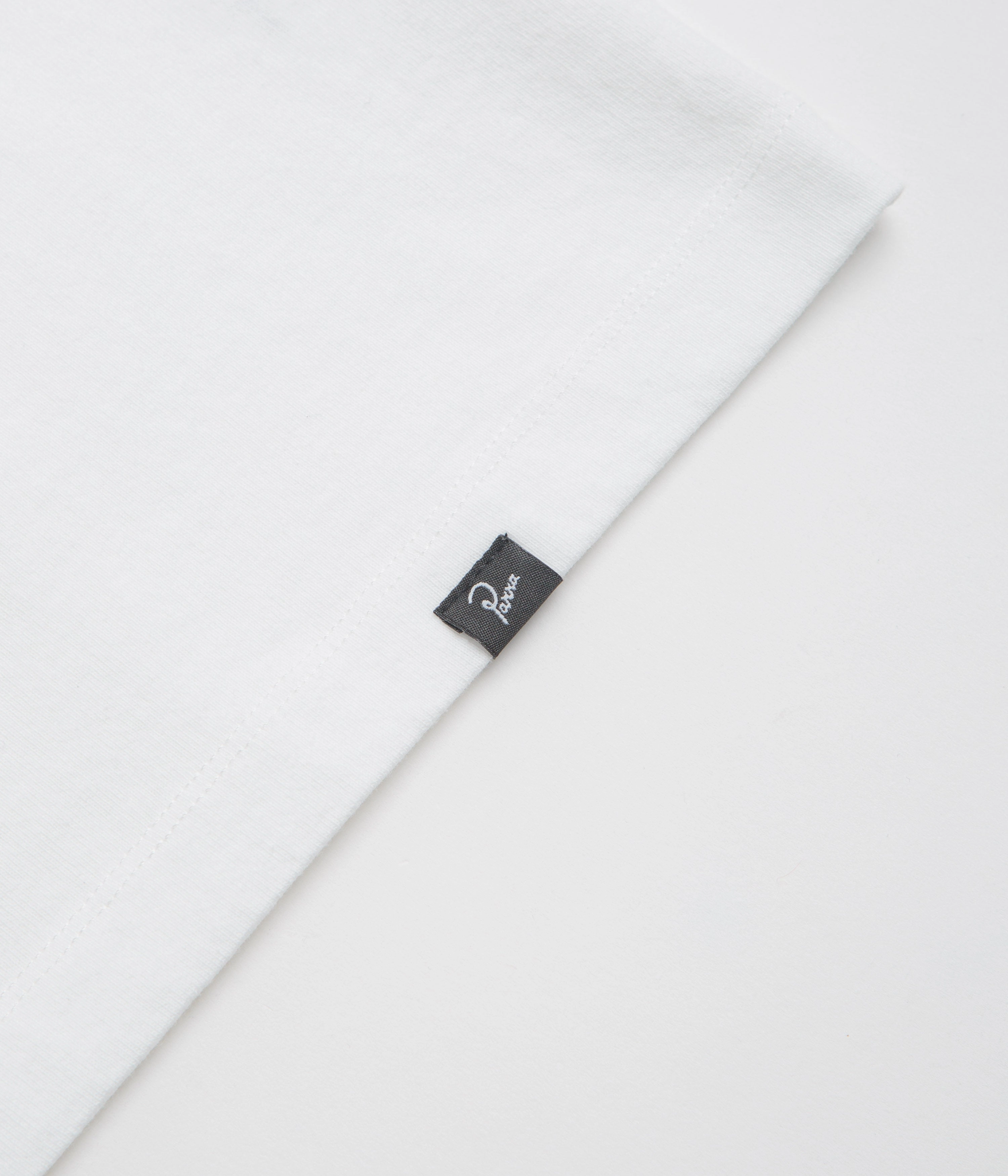 by Parra Our House T-Shirt - White print pattern Stretchable