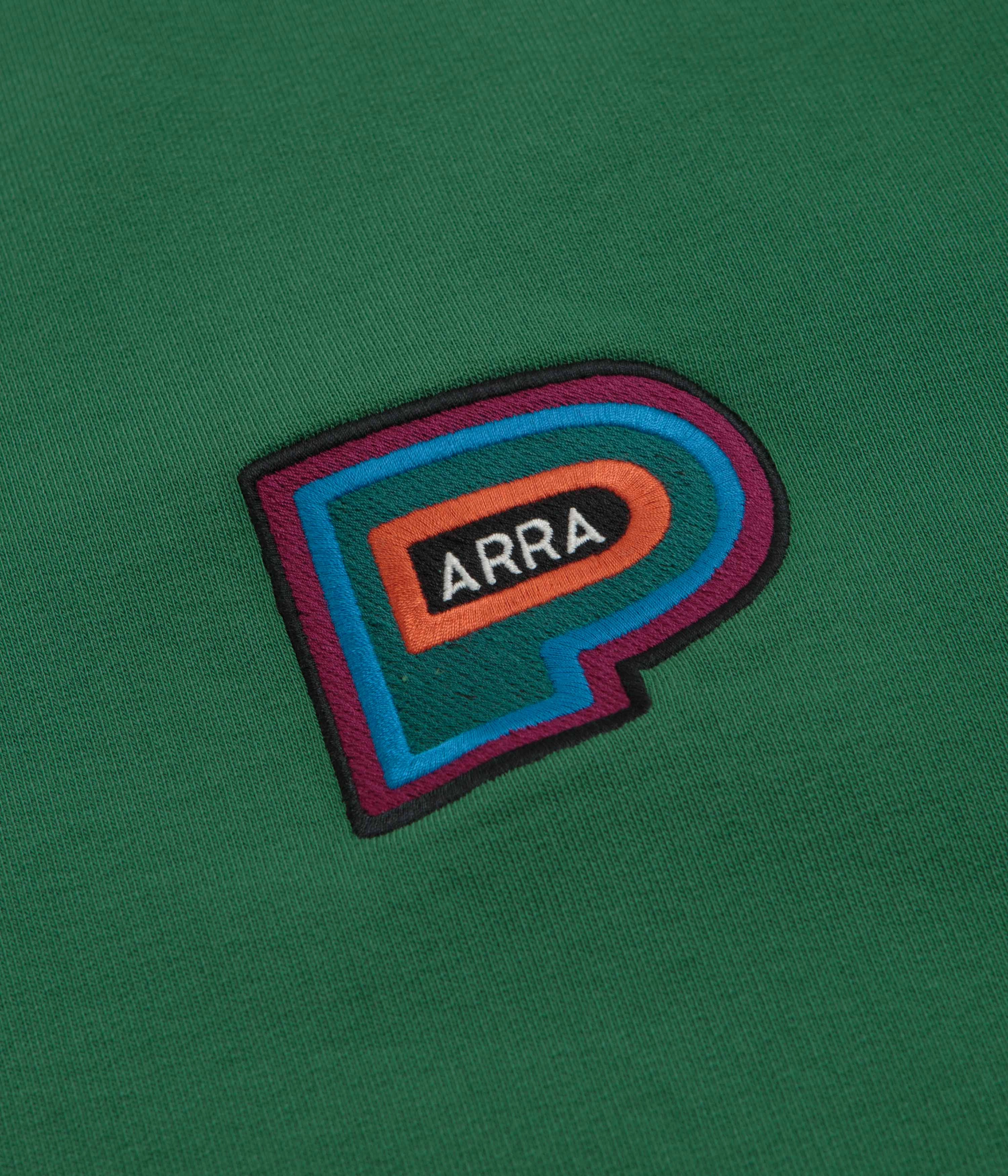 Layered Style by Parra Repeat Pea Crewneck Sweatshirt - Green