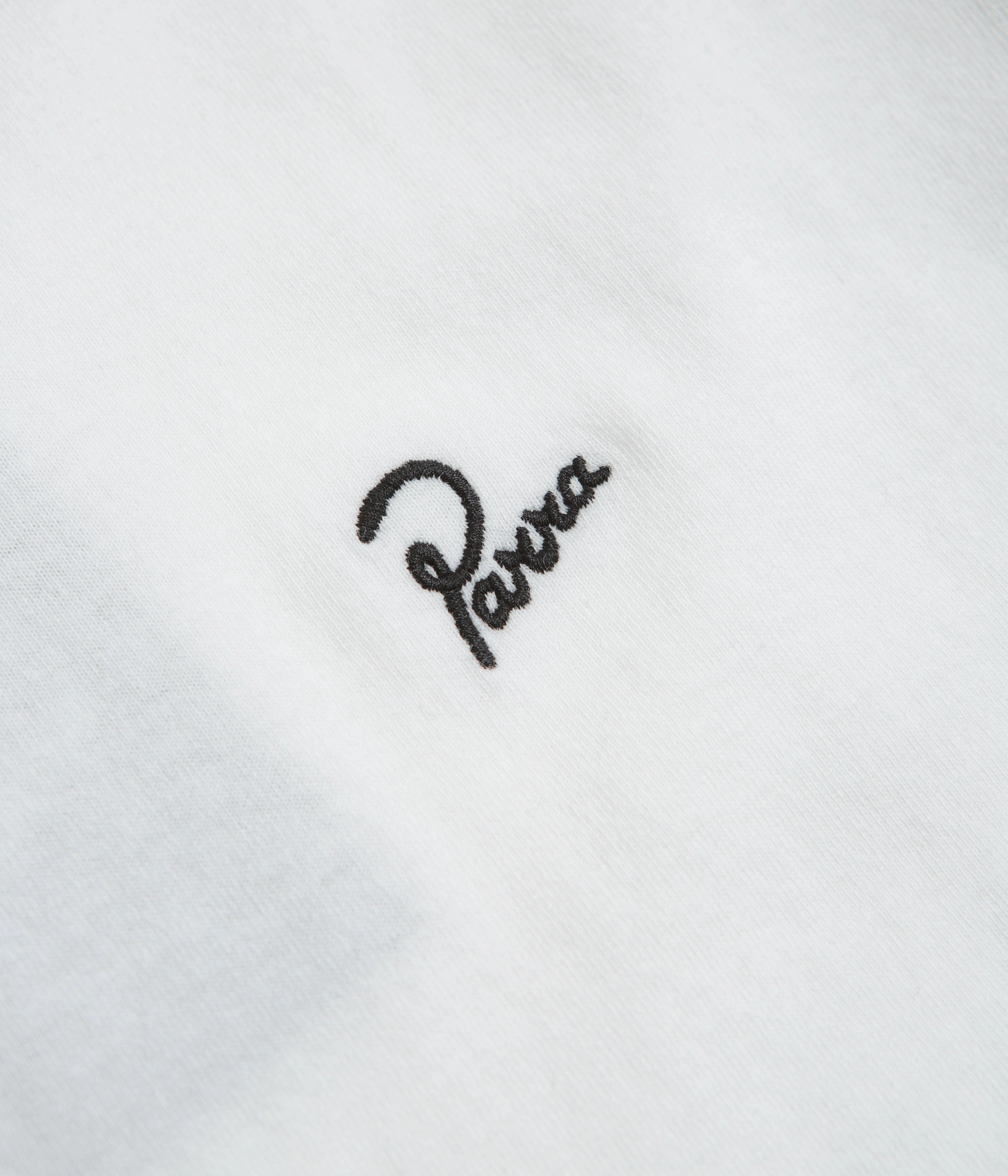 by Parra Signature T-Shirt - White Scarves brooch