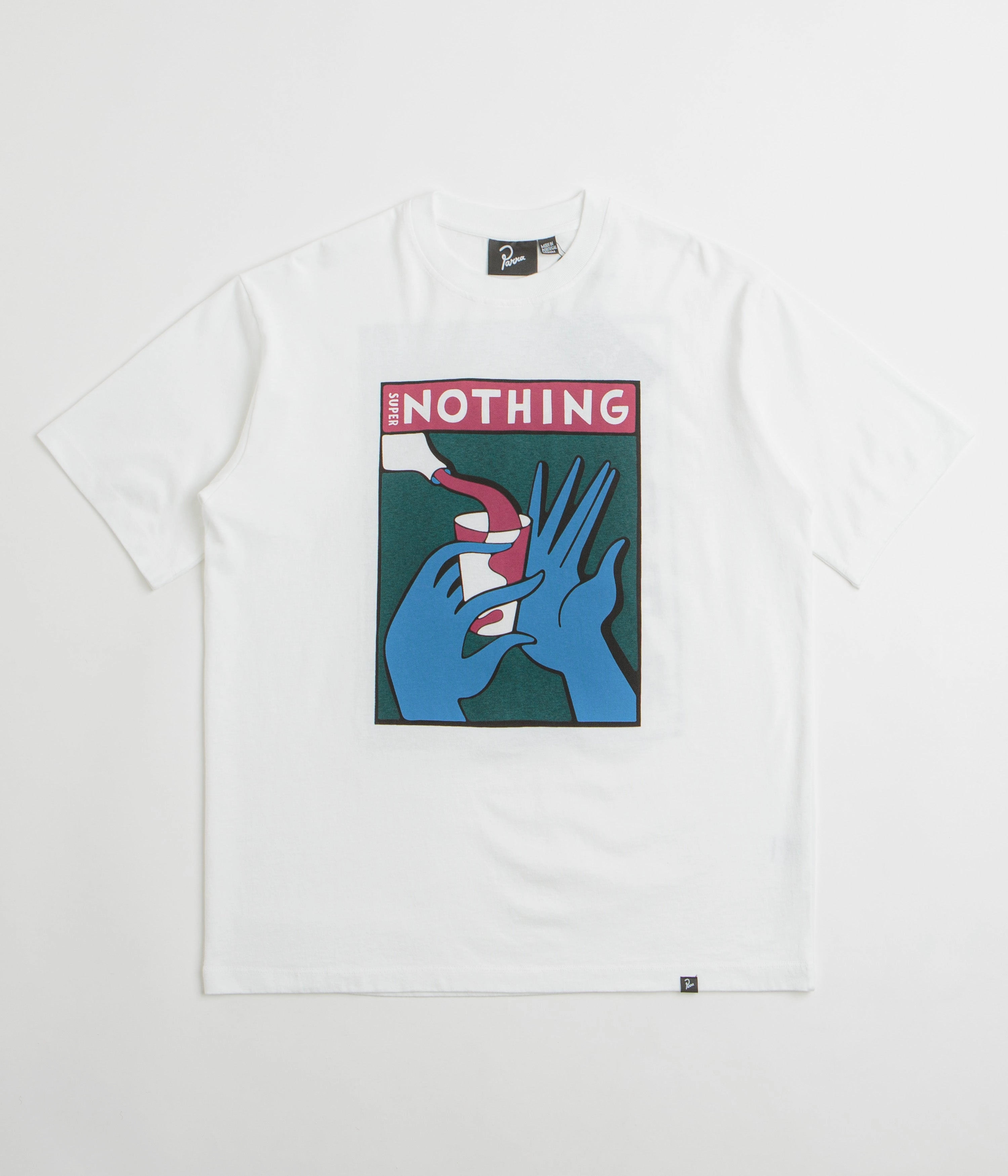by Parra Super Nothing T-Shirt - White rugby venue