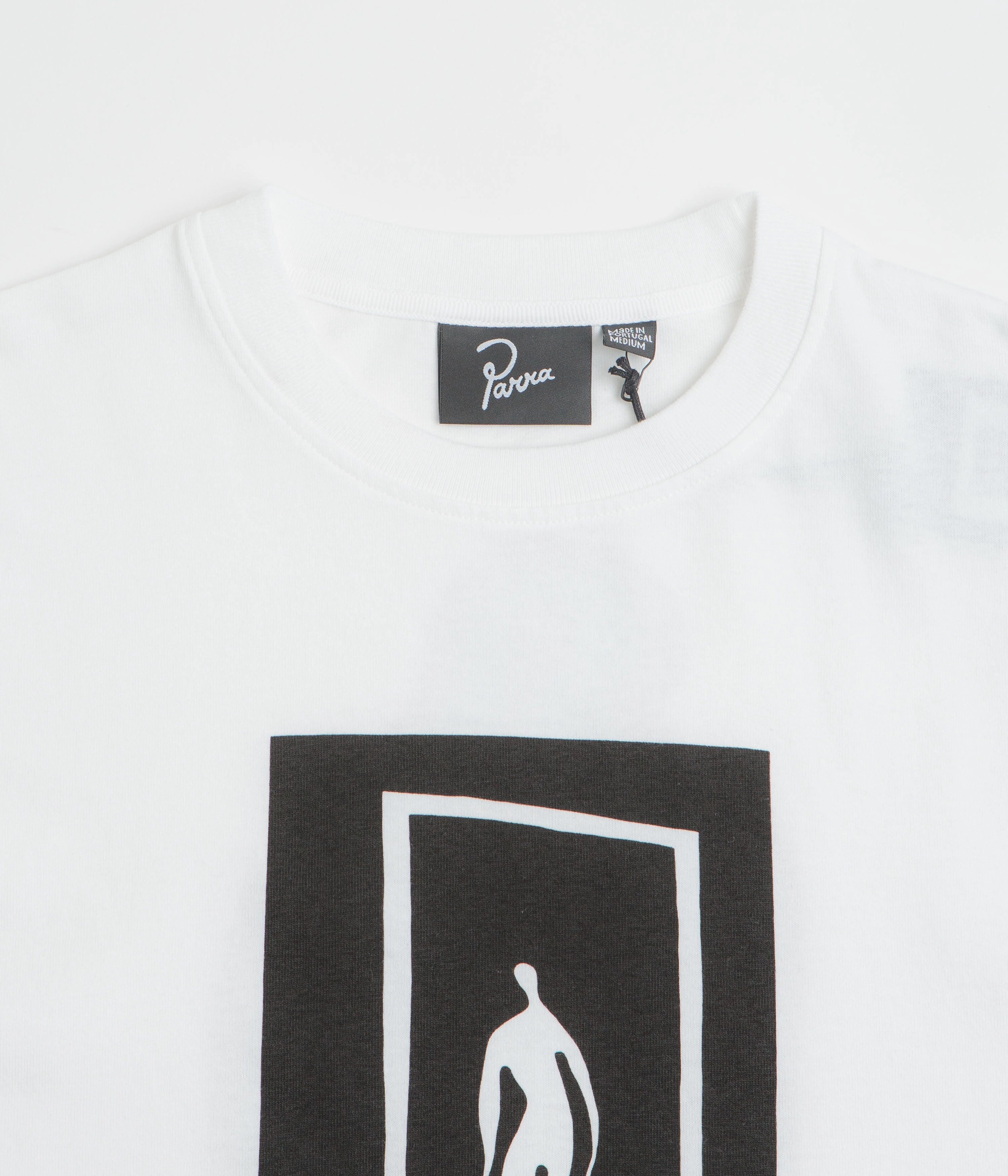 by Parra The Hotel Long Sleeve T-Shirt - White Regular-fit Oeko Tex Certified Material