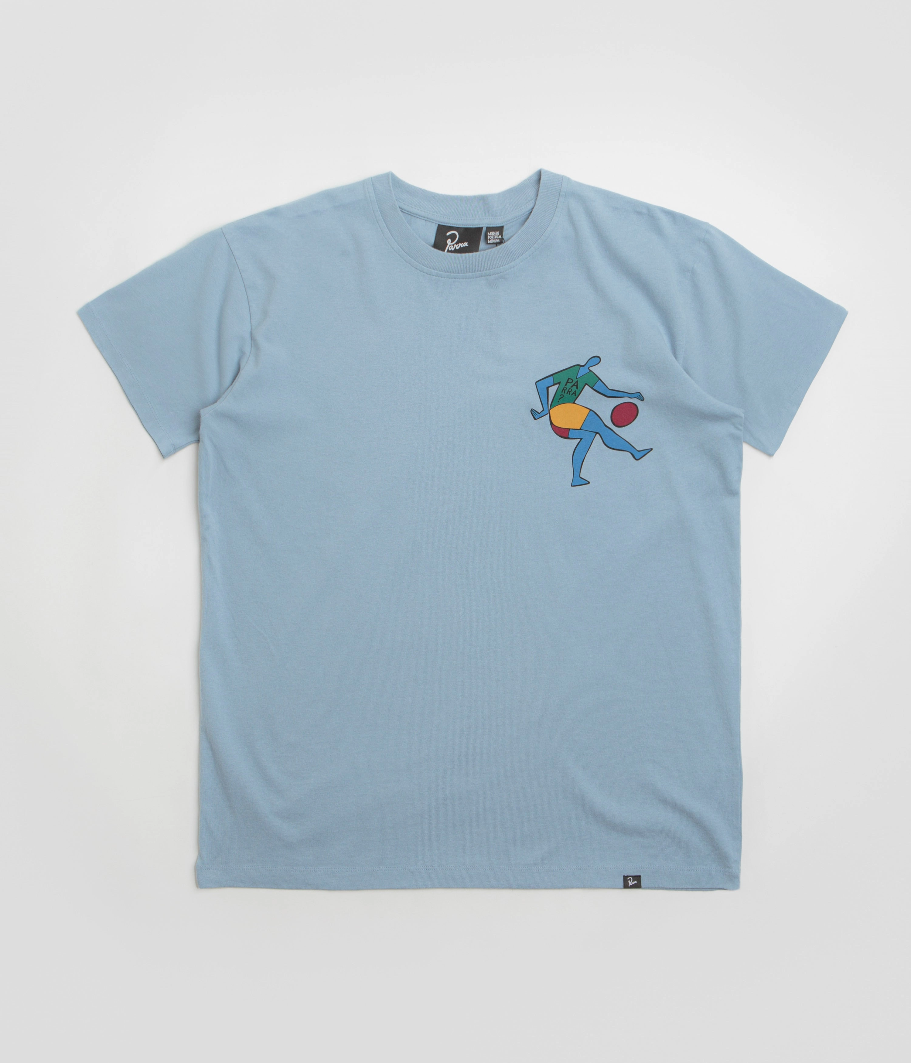 Long Length museum event by Parra Vase Delivery T-Shirt - Light Blue