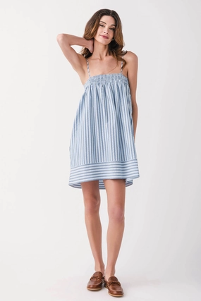 Noble Aura By Together Kandace Striped Spaghetti Strap Mini Dress