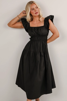 Bold Mood Fresh Fit Came For Cocktails Black Maxi Dress