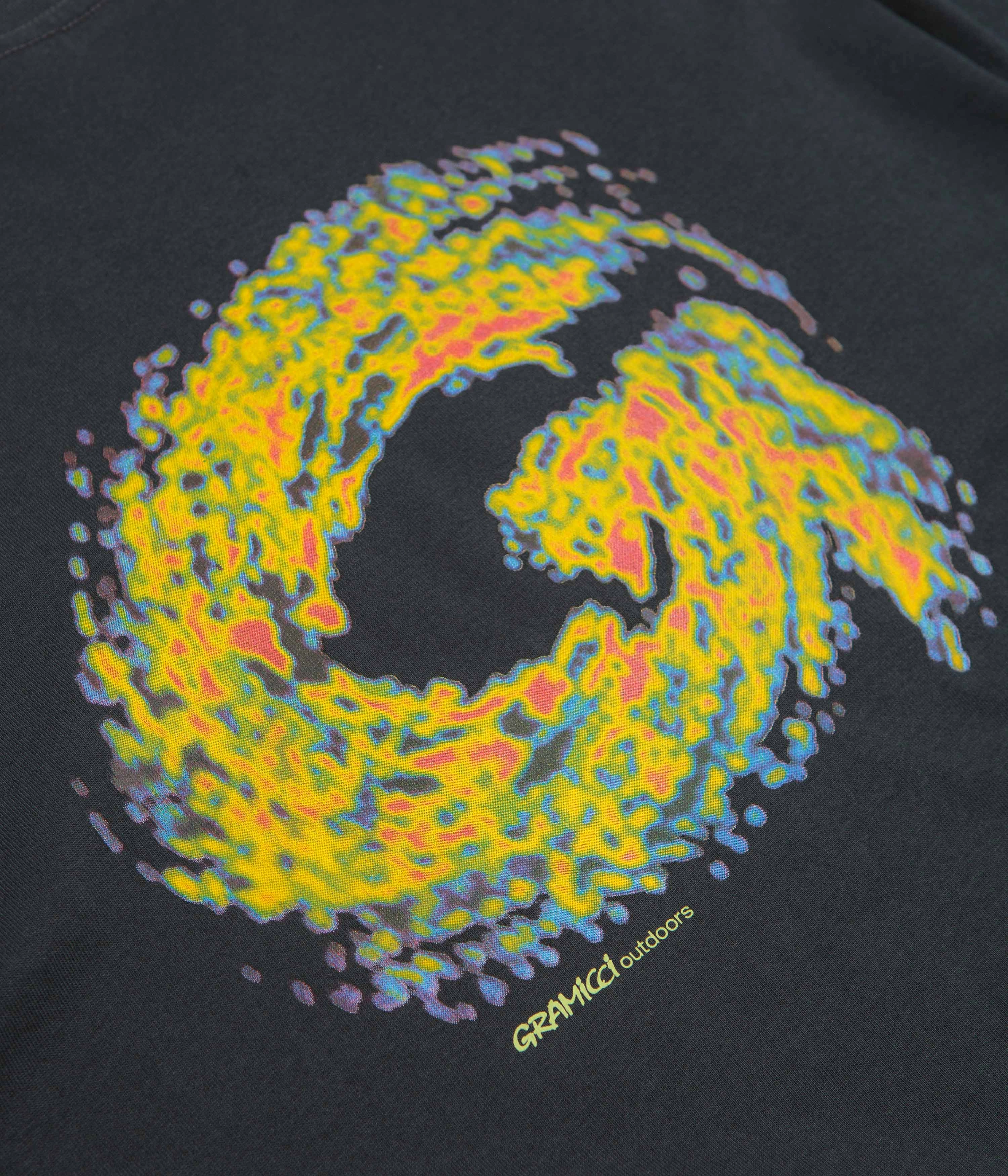 Gramicci Hurricane T-Shirt - Vintage Black Running clothes