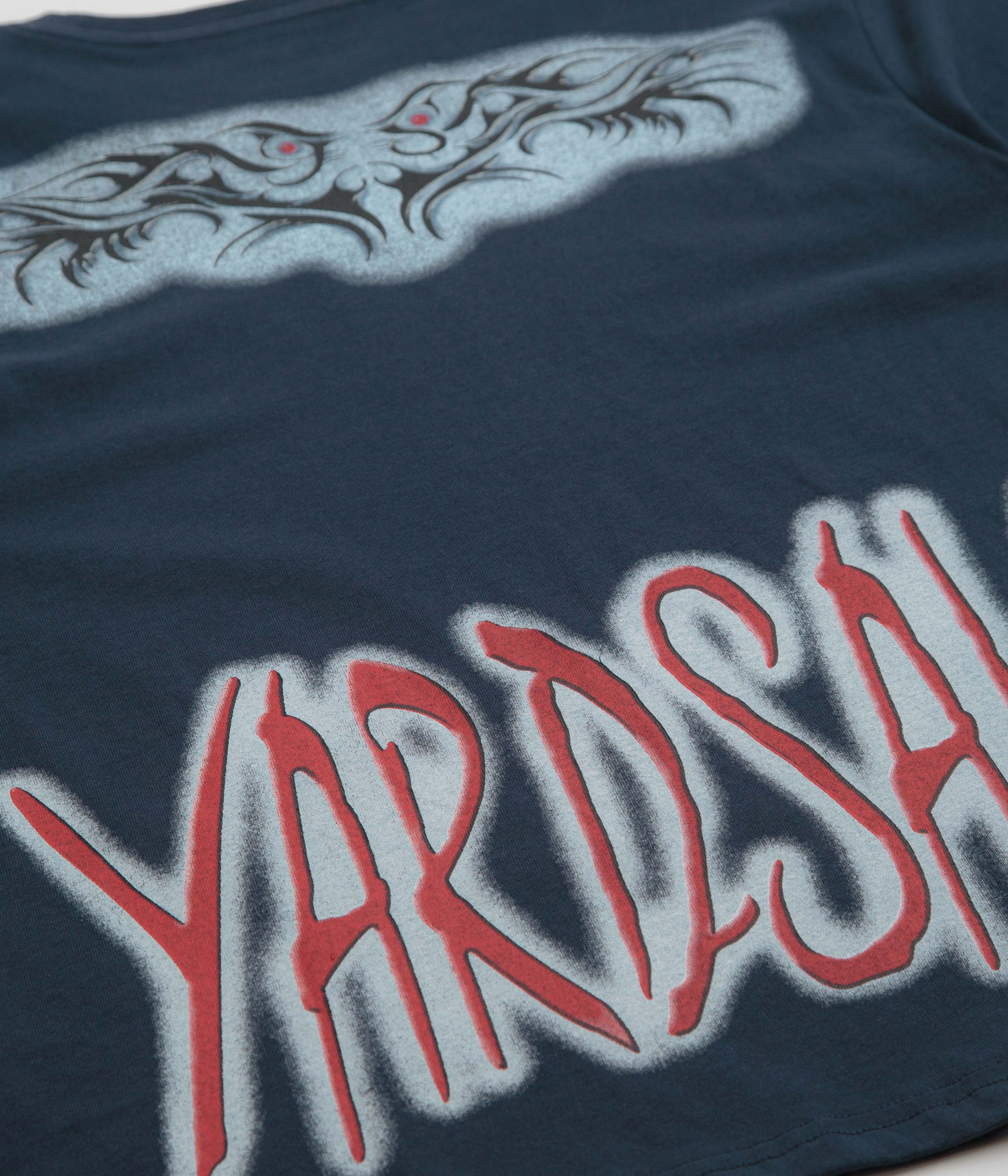 Yardsale Grudge T-Shirt - Navy Snag Resistant Weave Suspenders