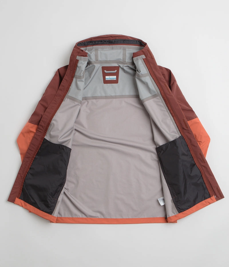 Softshell Outer Layer Beanie Columbia Wahkeena Falls 3L Shell Jacket - Tuscan / Spice