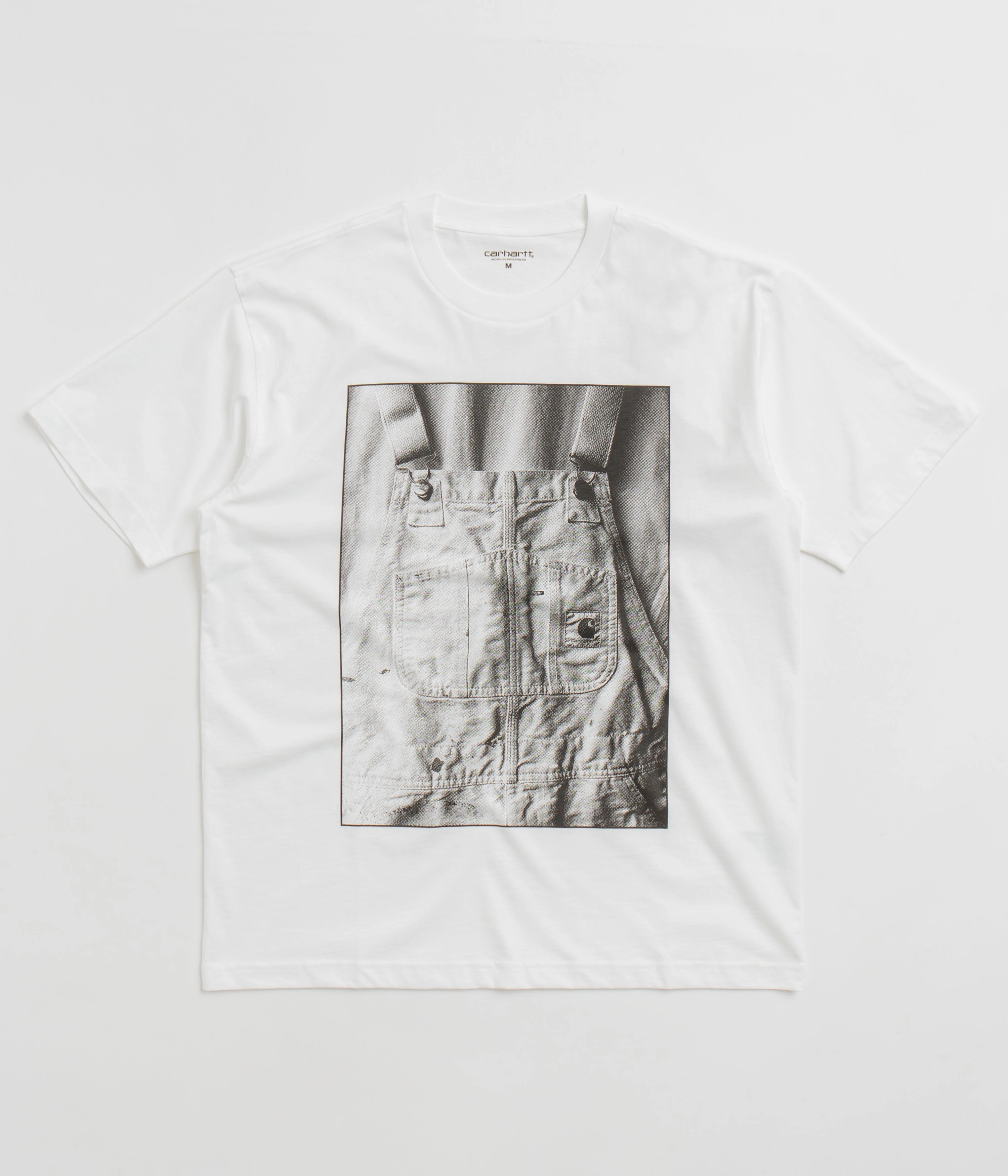 Carhartt Bib Overall T-Shirt - White vacation rental event water park event