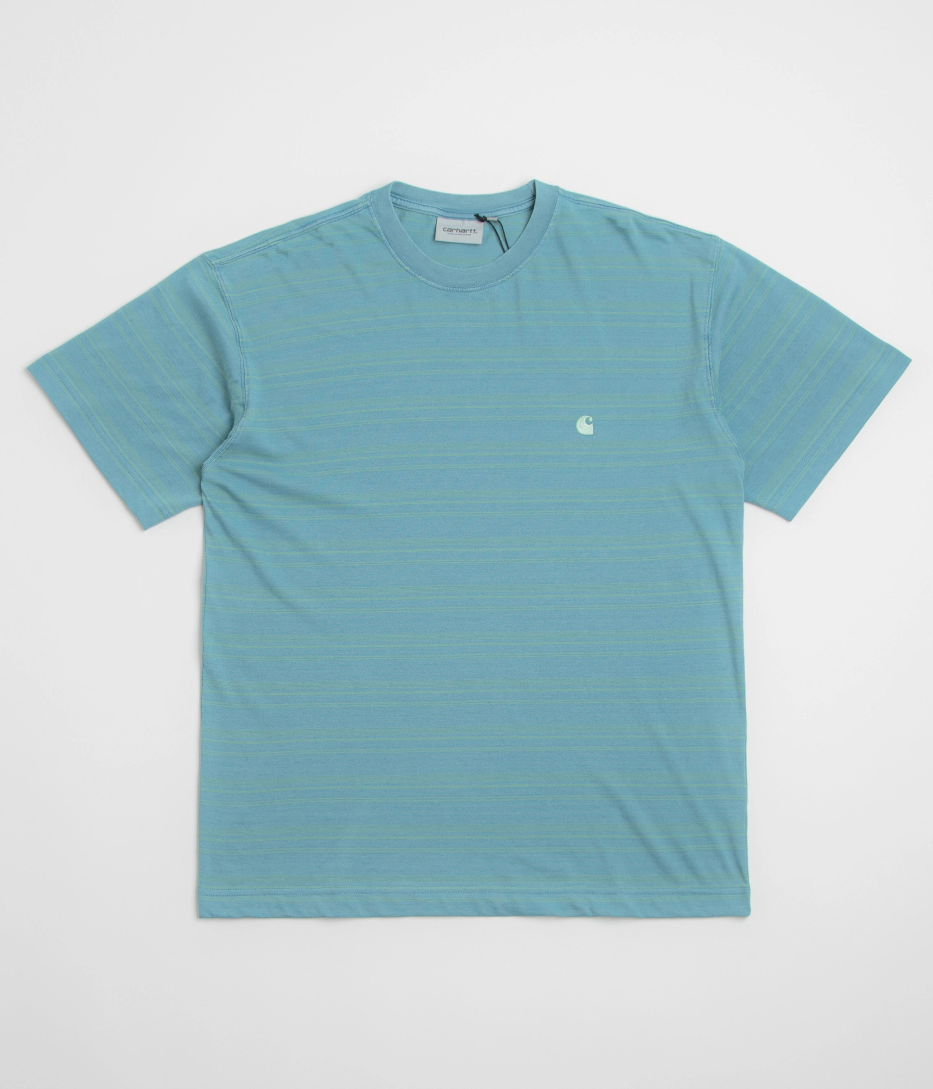 Carhartt Brodine T-Shirt - Brodine Stripe / Saguaro men