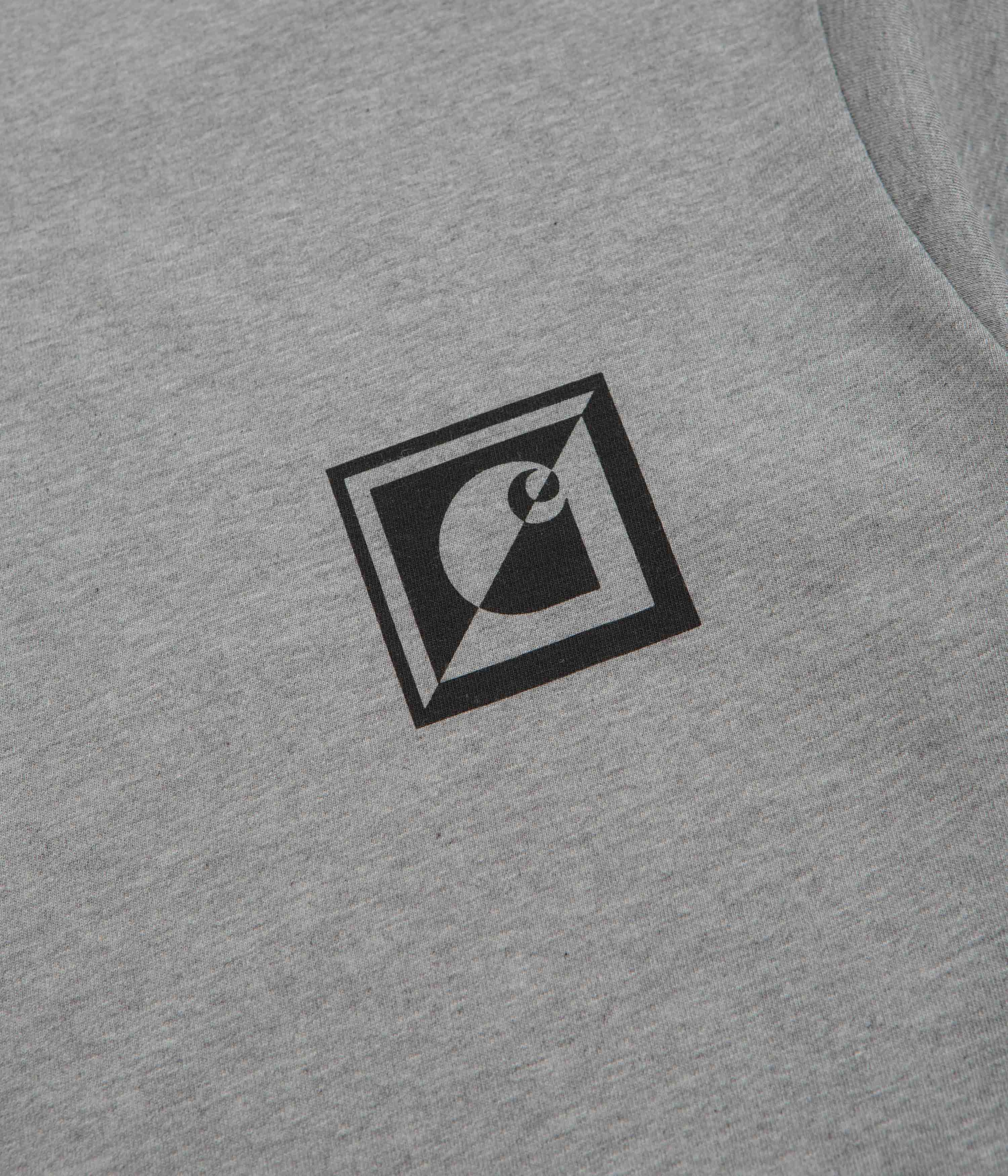 Carhartt C Logo Archive T-Shirt - Grey Heather bootcut pants silhouette badminton venue