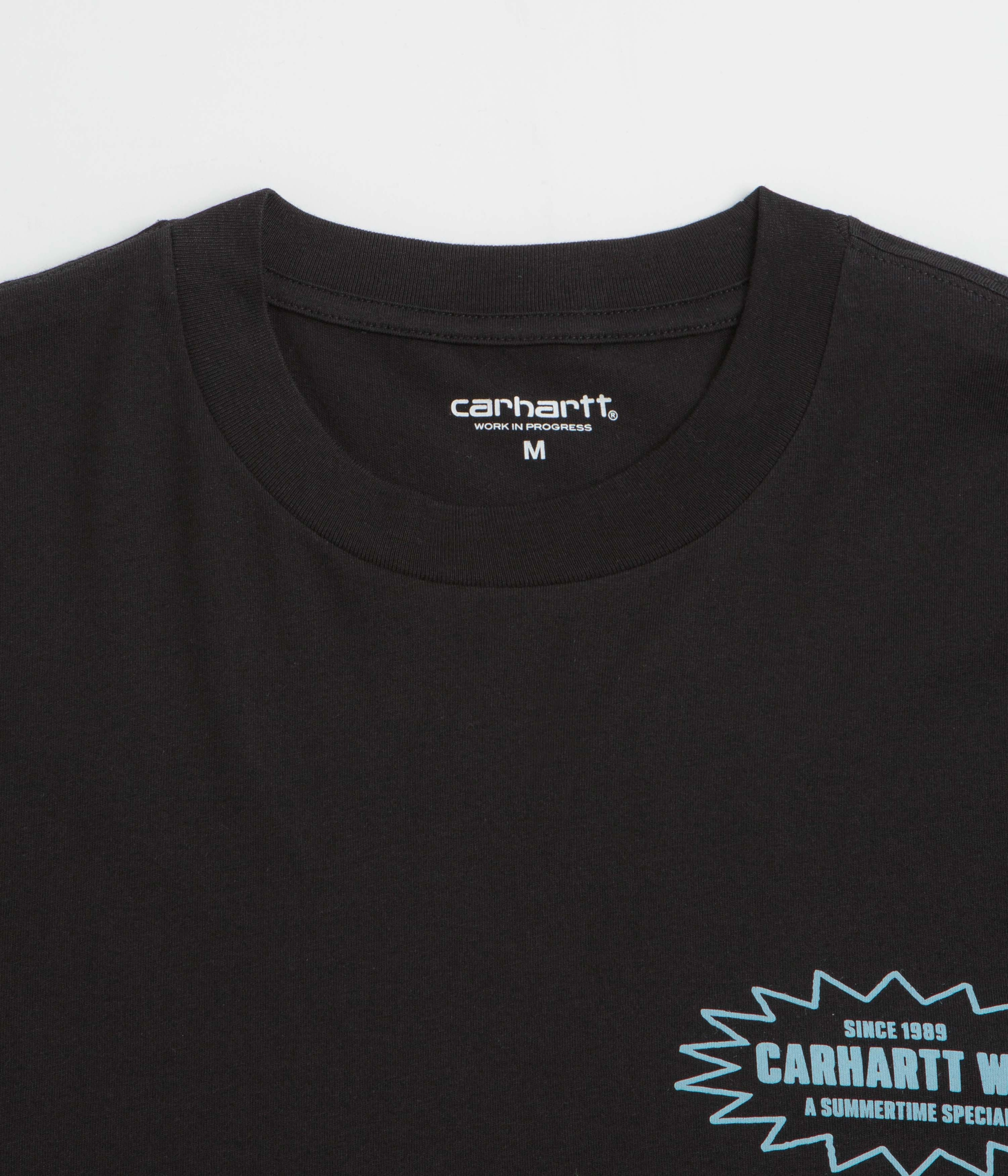 smocking Carhartt Catalogue T-Shirt - Black / Bluebird