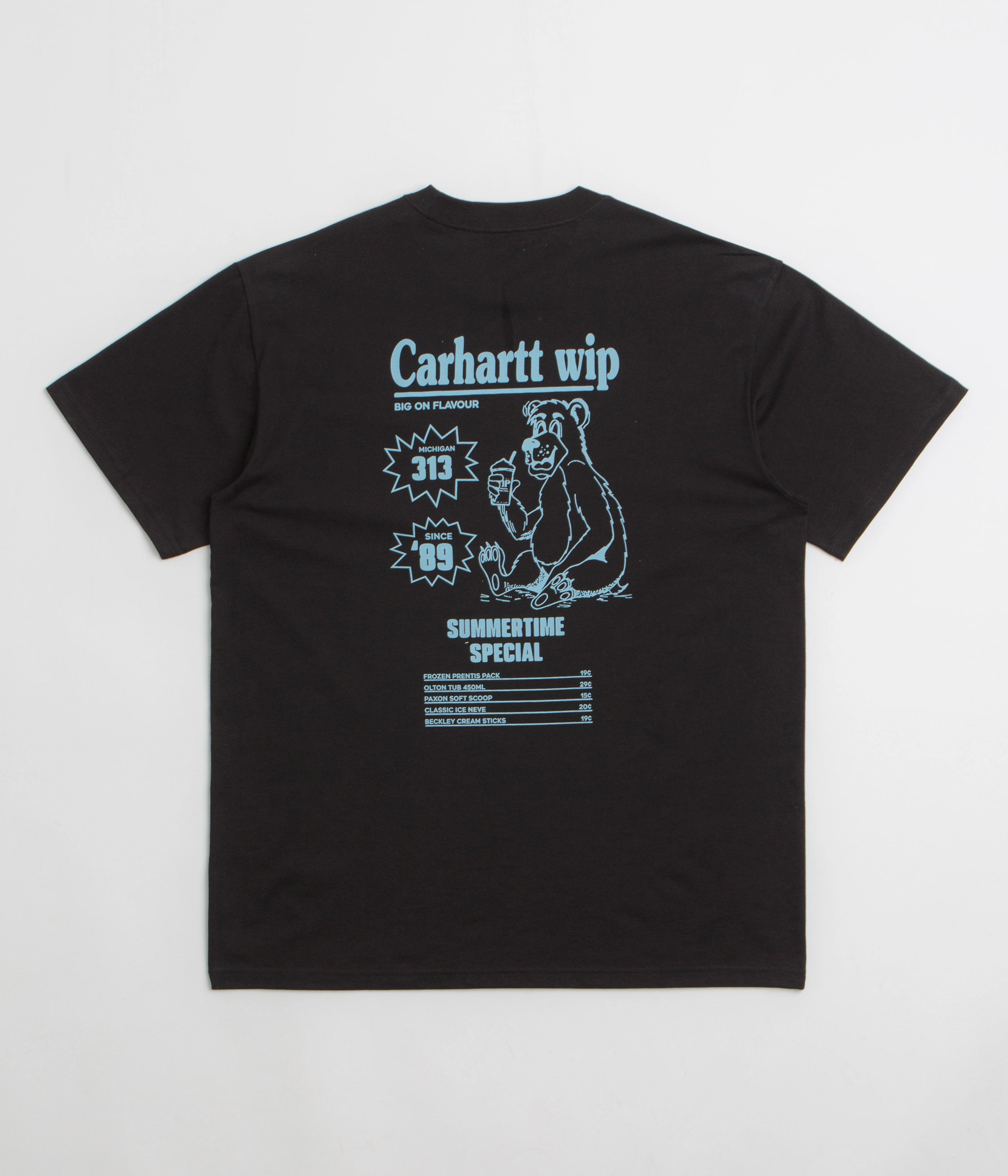 Matching Set Carhartt Catalogue T-Shirt - Black / Bluebird