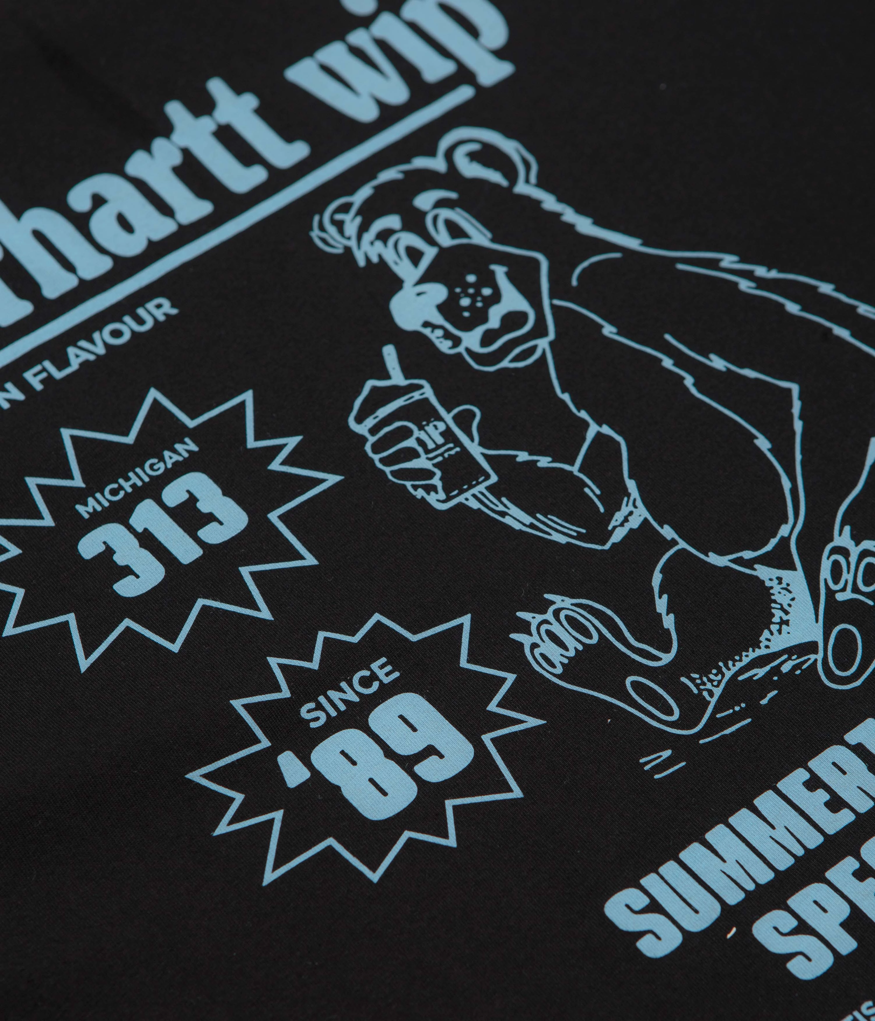 Picnic Carhartt Catalogue T-Shirt - Black / Bluebird