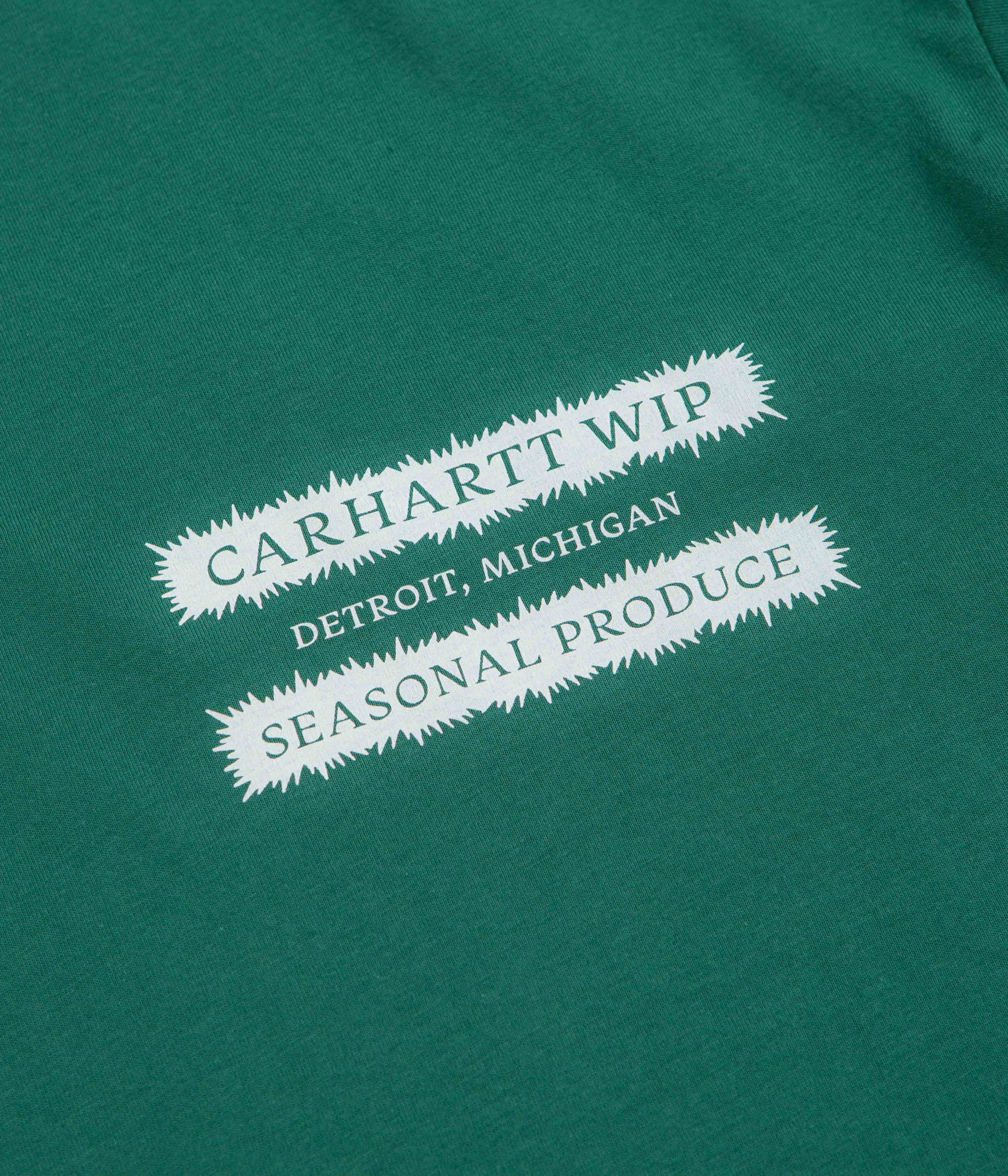 tent event Presentation Carhartt Catalogue T-Shirt - Rainforest / White