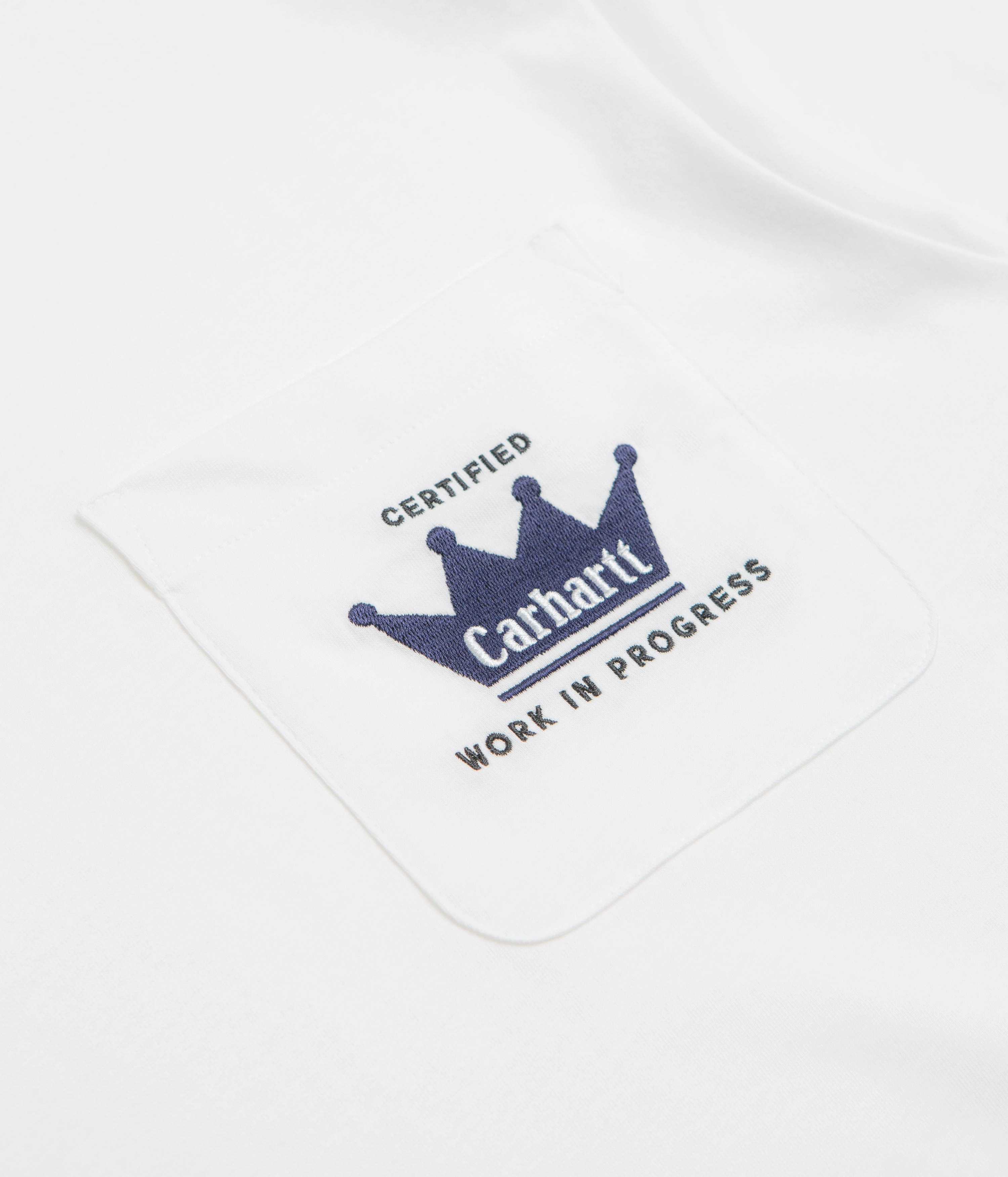 henley shirt Carhartt Crown Pocket T-Shirt - White