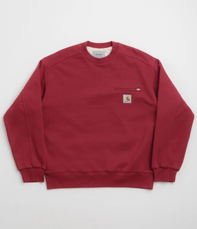 Carhartt Detroit Crewneck Sweatshirt - Scarlet product nautical charm