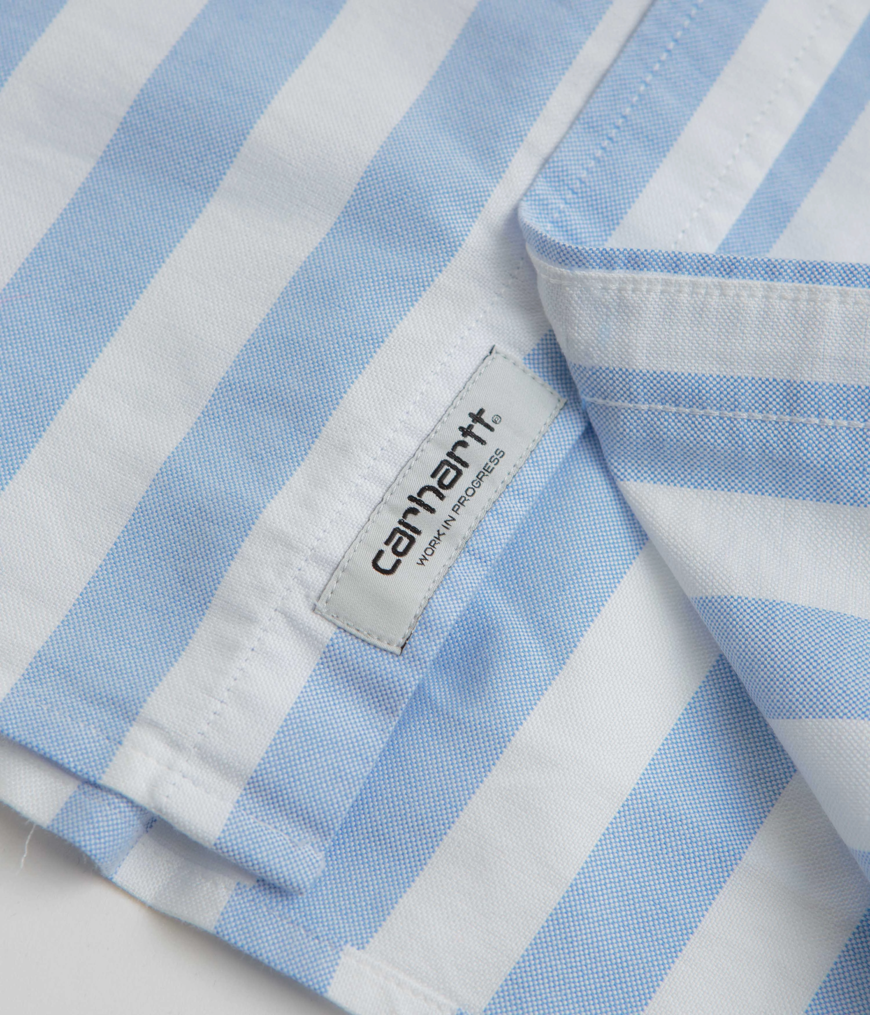 All-Season Wear Carhartt Dillion Shirt - Dillion Stripe / Bleach / White