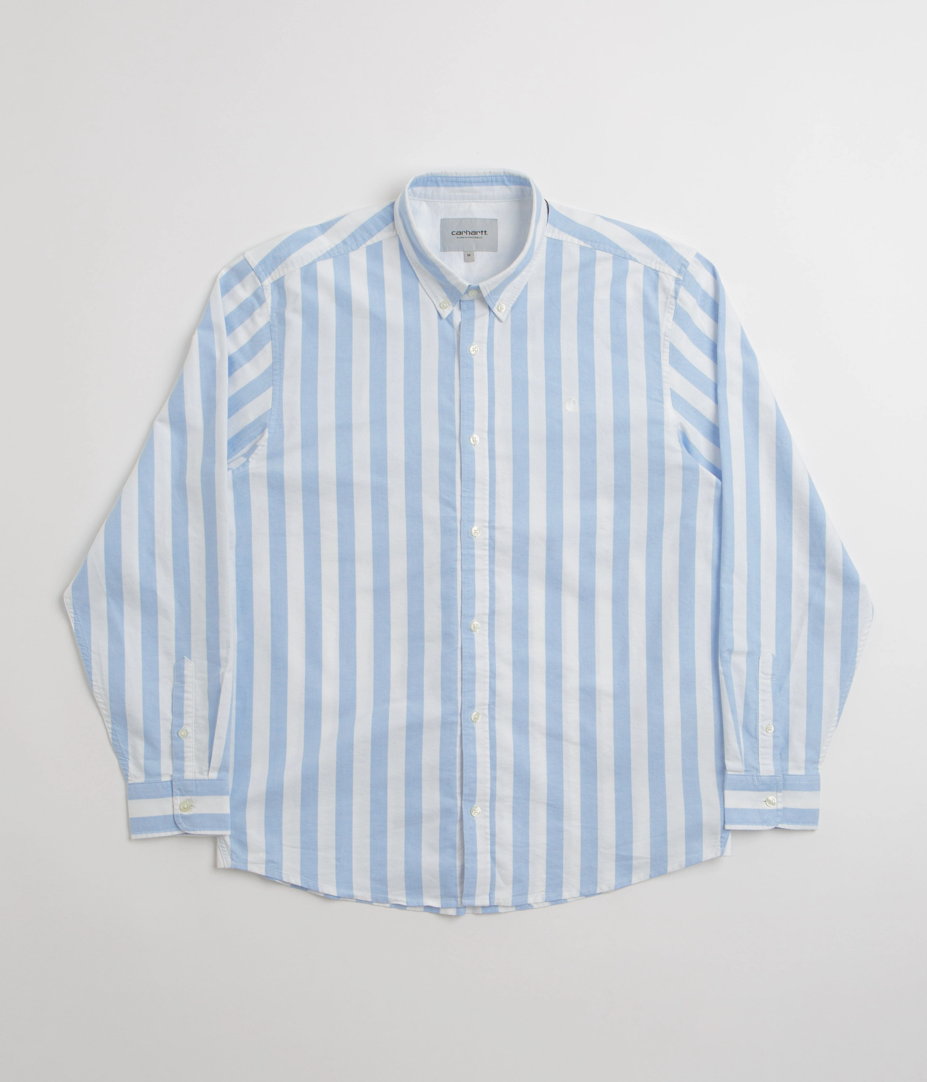 Outerwear Companion Carhartt Dillion Shirt - Dillion Stripe / Bleach / White