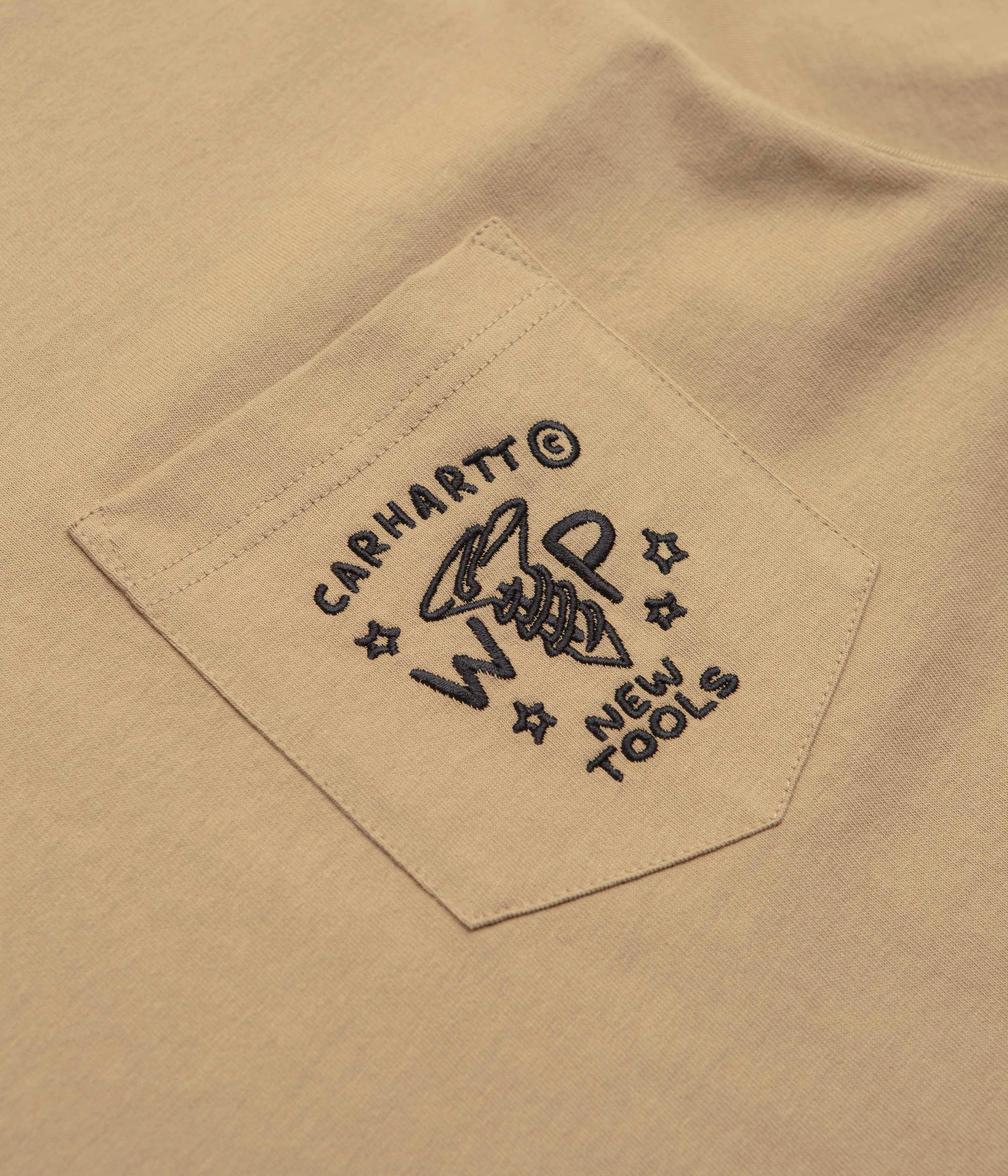 Carhartt Fragments Pocket T-Shirt - Dusty Hamilton Brown / Black Summer