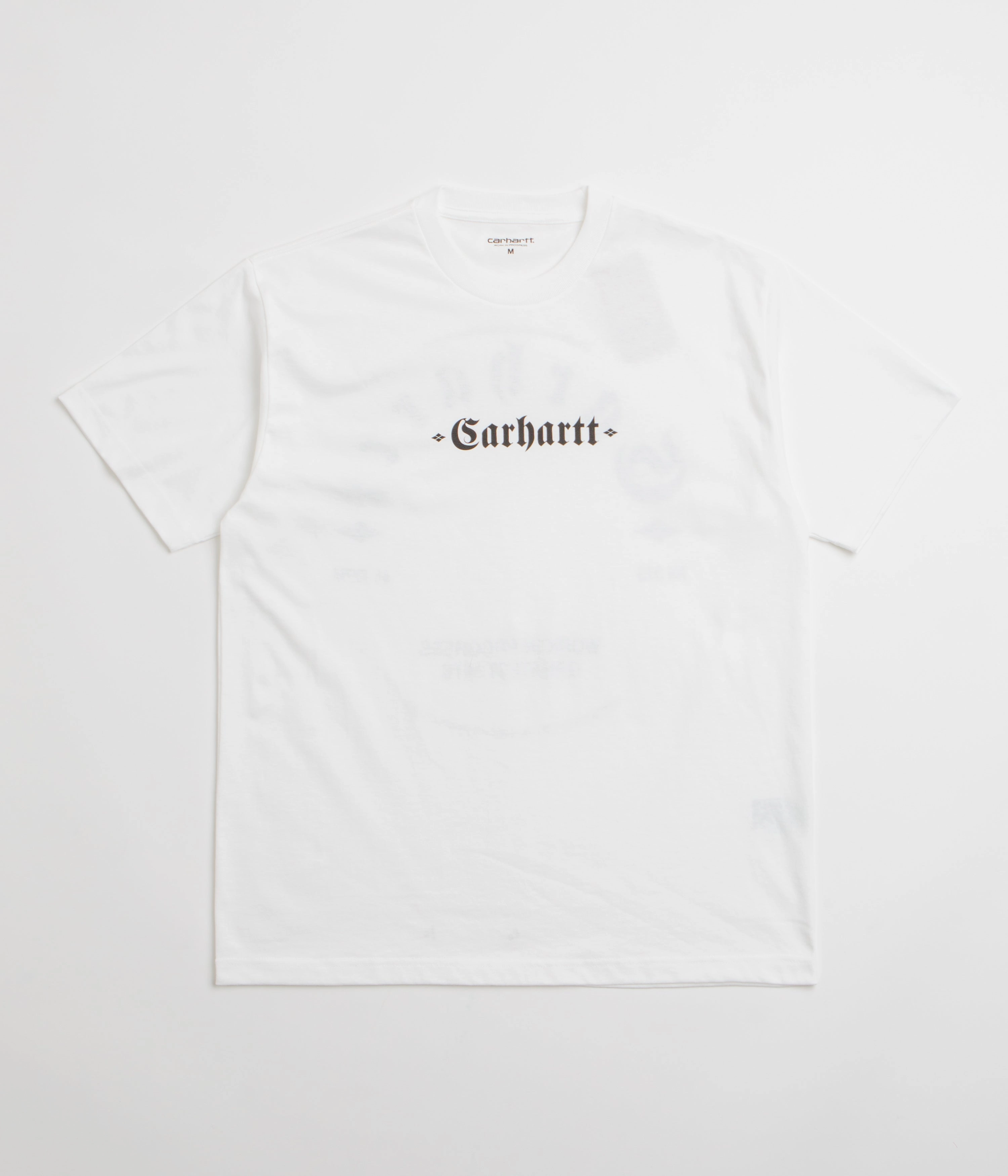 loose silhouette Carhartt Greatest Hits T-Shirt - White / Black