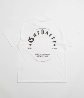 Carhartt Greatest Hits T-Shirt - White / Black Heels indoor climate