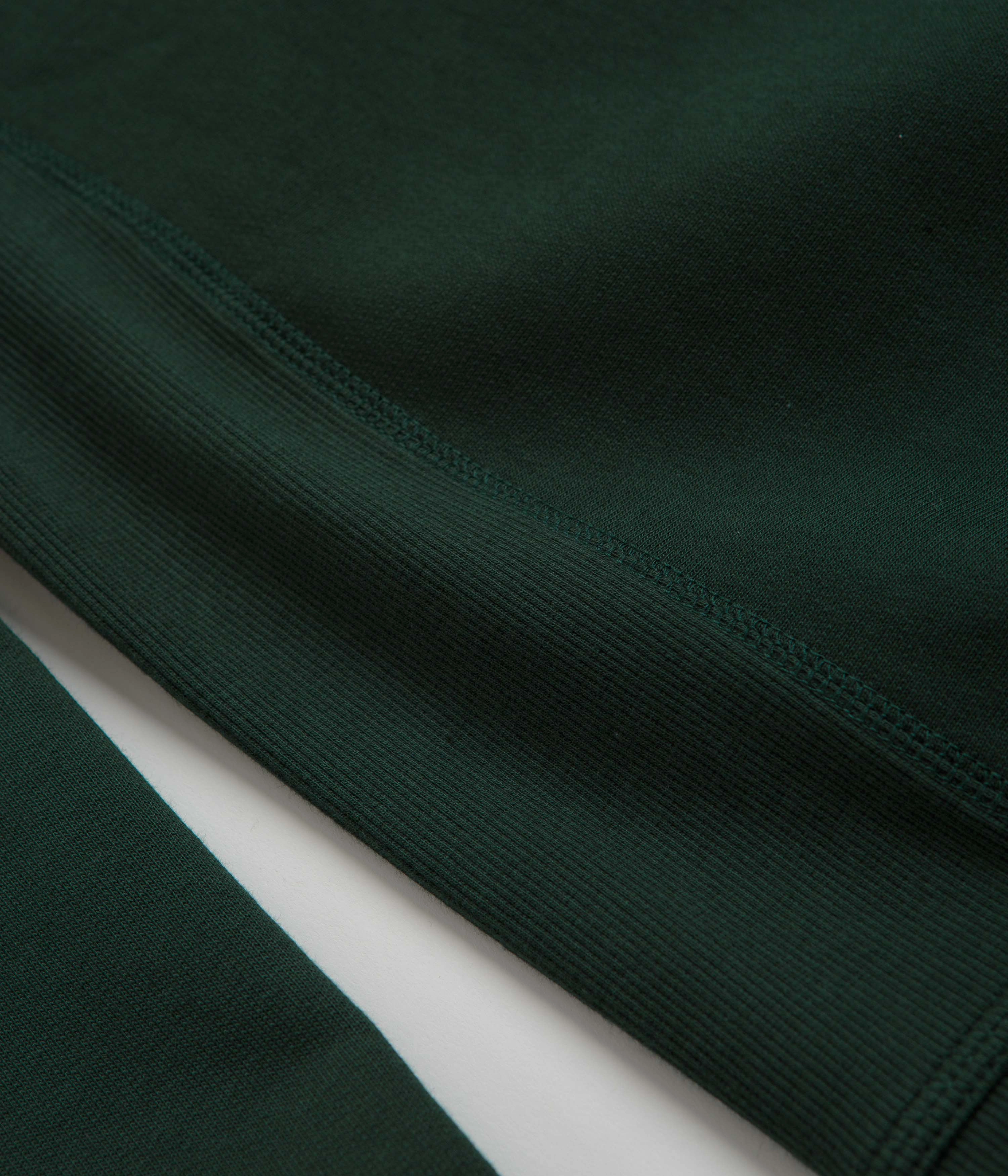 comfortable for standing Carhartt Half Zip American Script Sweatshirt - Conifer