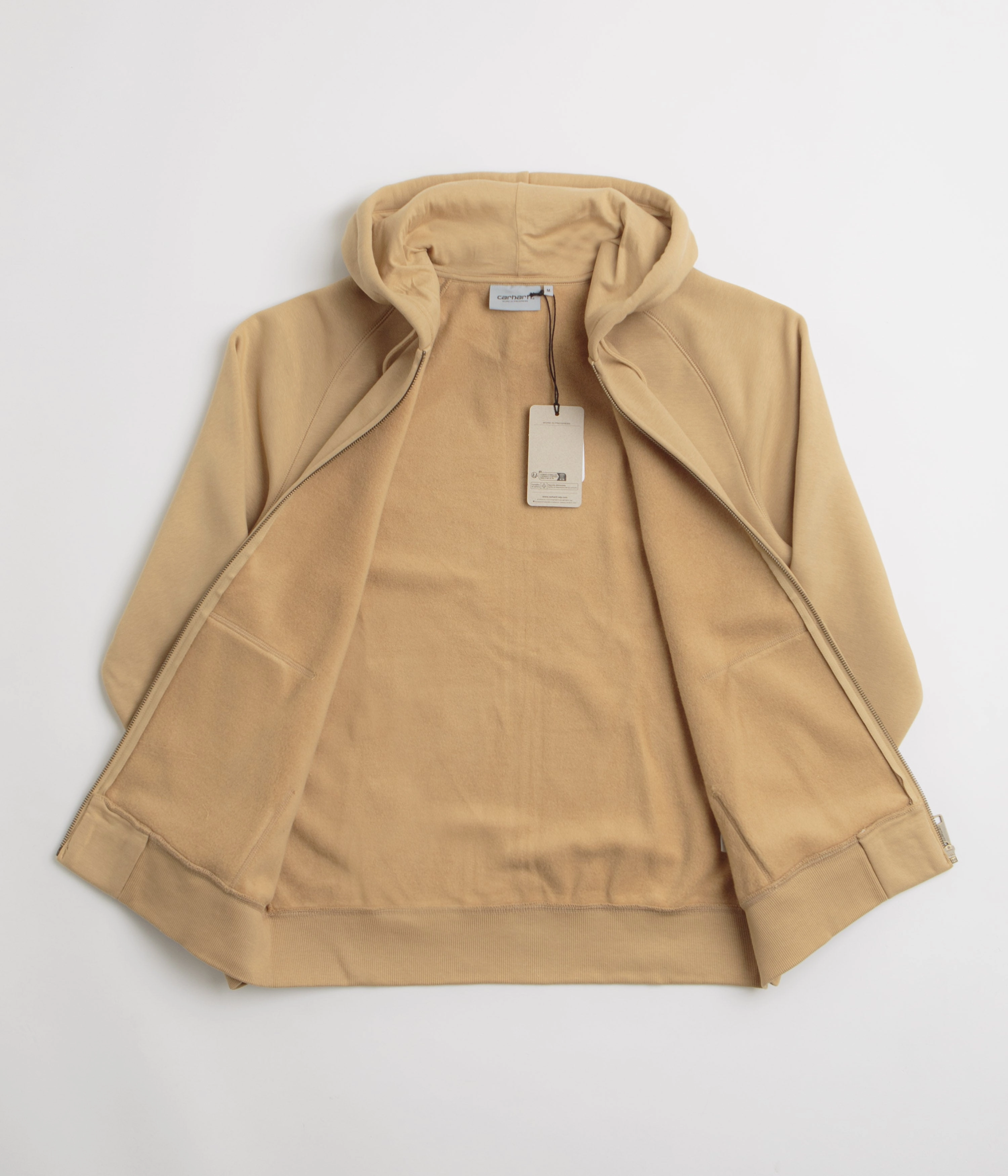 Carhartt Hooded Chase Jacket - Dusty Hamilton Brown / Gold Panama