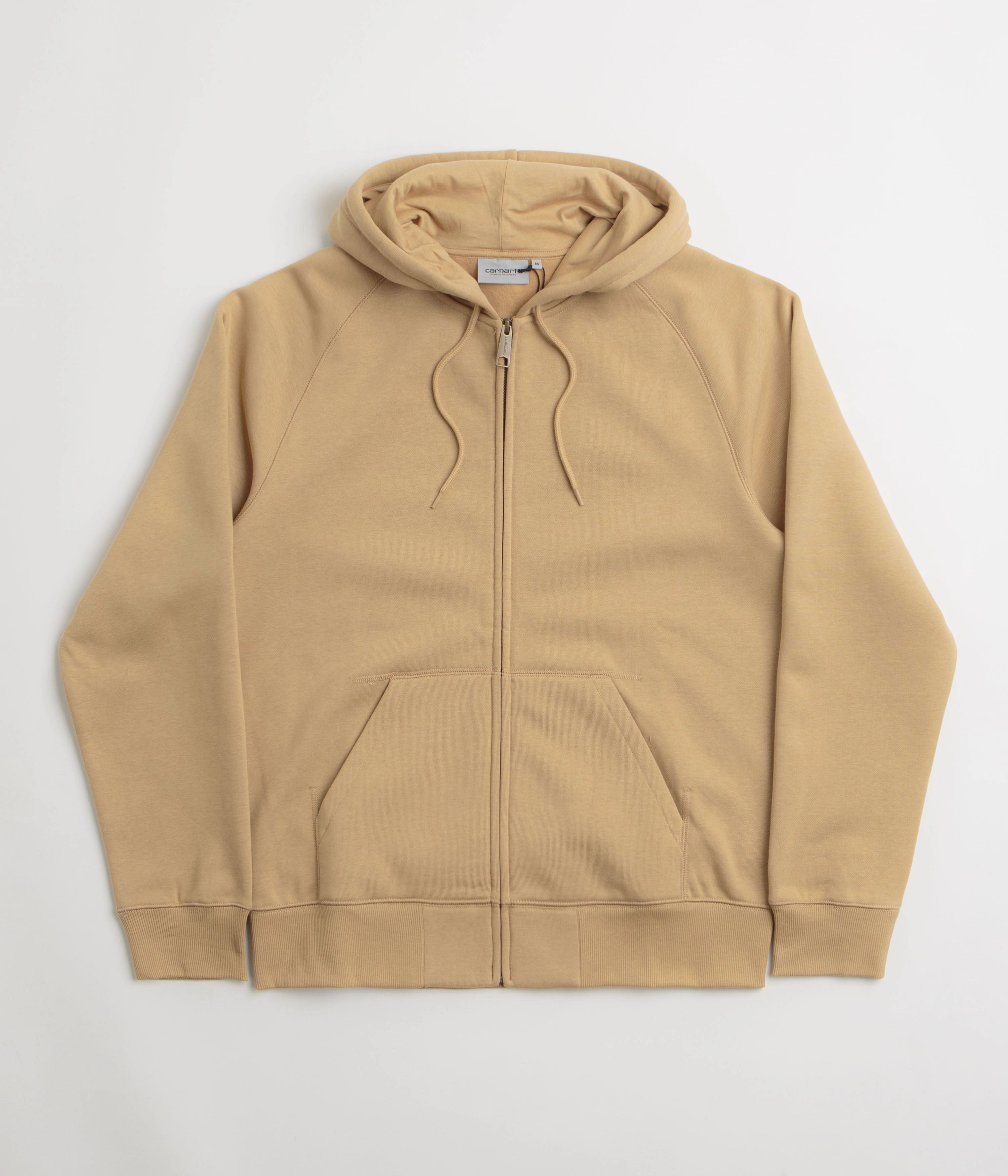 Packable Construction Picture Carhartt Hooded Chase Jacket - Dusty Hamilton Brown / Gold
