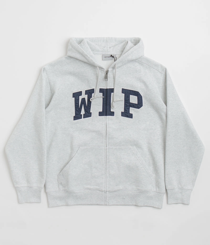 Carhartt Hooded Sweat Jacket - Ash Heather Windproof Technology autumn clothing